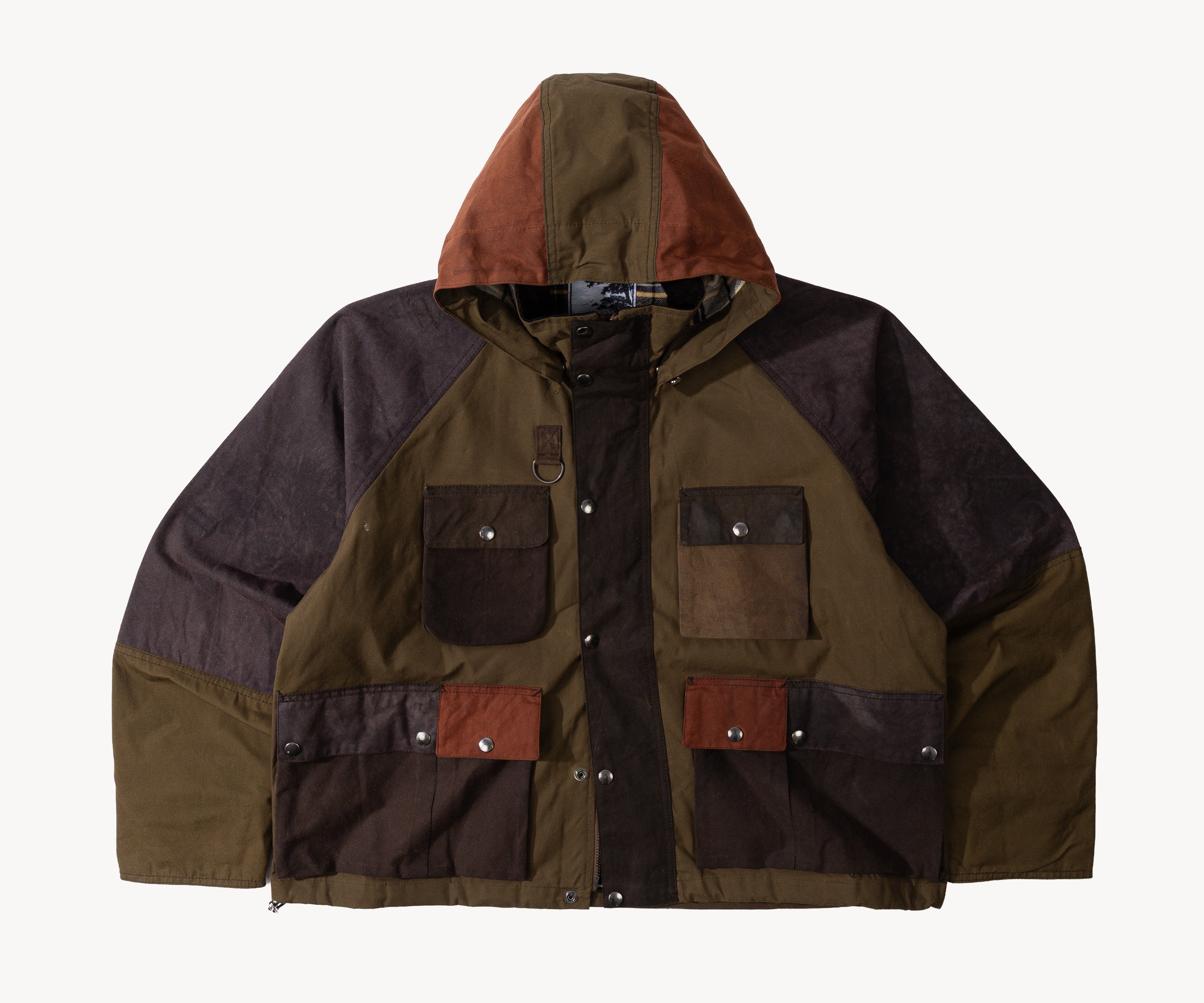 REWORK® TRIAL WAX JACKET - N° 034 Coats & Jackets LARGE / BROWN - BRUT Clothing US