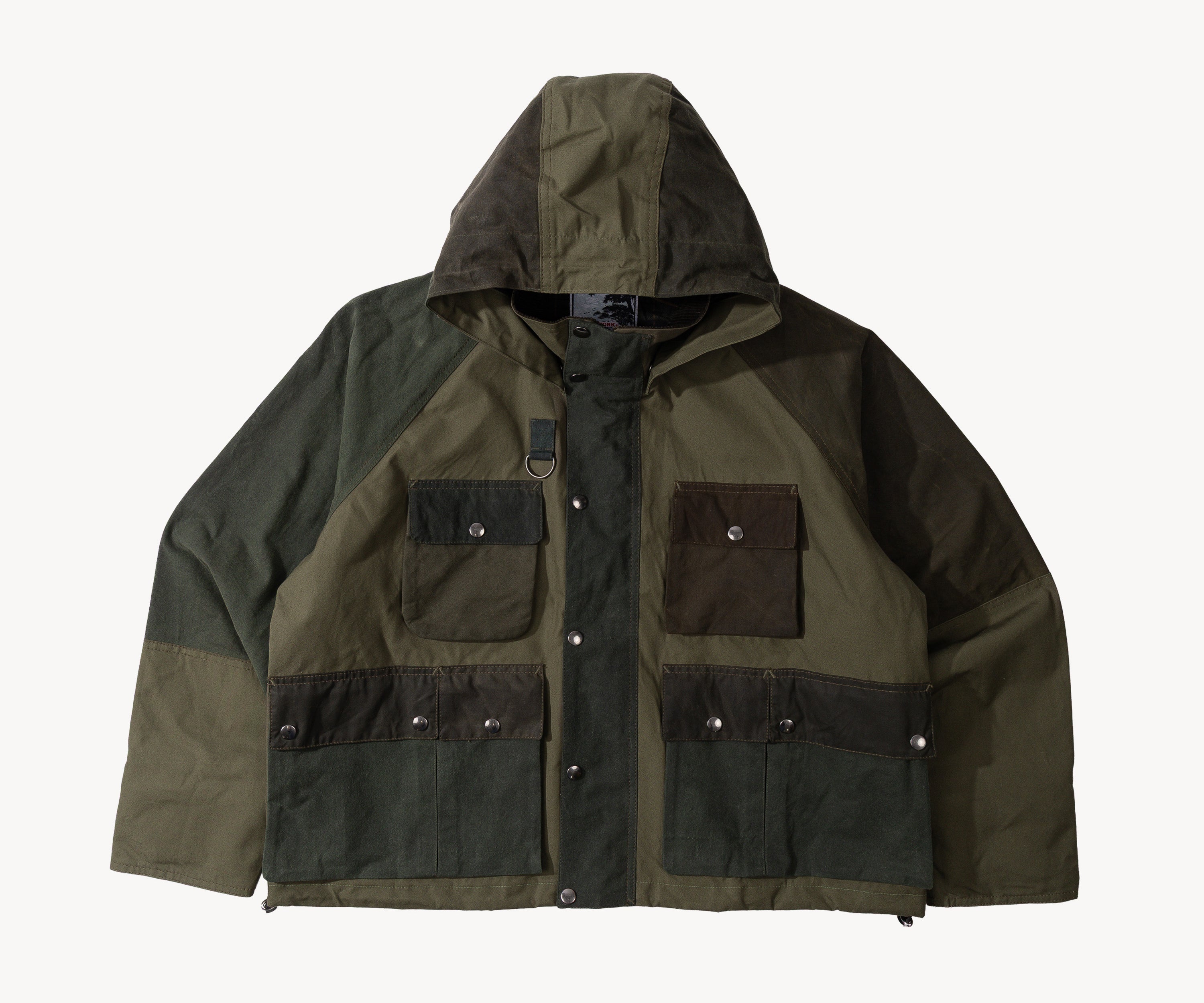 REWORK® TRIAL WAX JACKET - N° 014 Coats & Jackets MEDIUM / GREEN - BRUT Clothing US