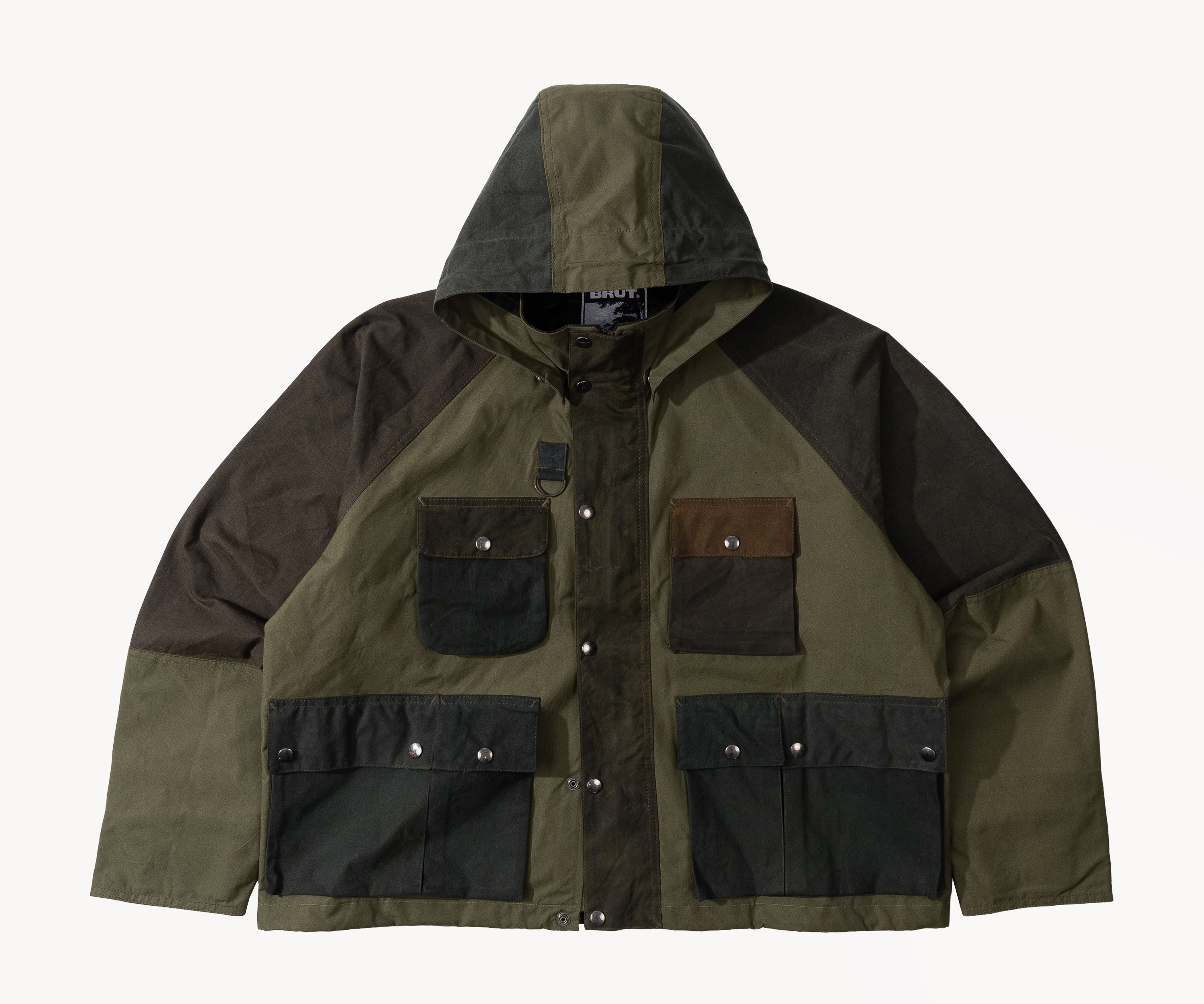 REWORK® TRIAL WAX JACKET - N° 027 Coats & Jackets LARGE / GREEN - BRUT Clothing US