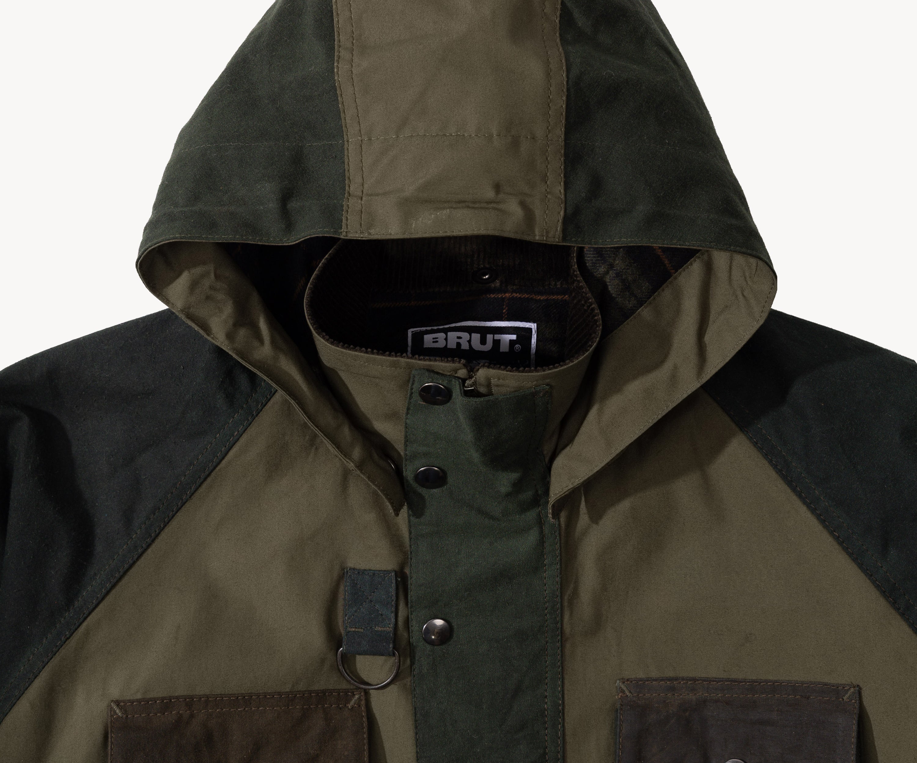 REWORK® TRIAL WAX JACKET - N° 005 Coats & Jackets SMALL / GREEN - BRUT Clothing US