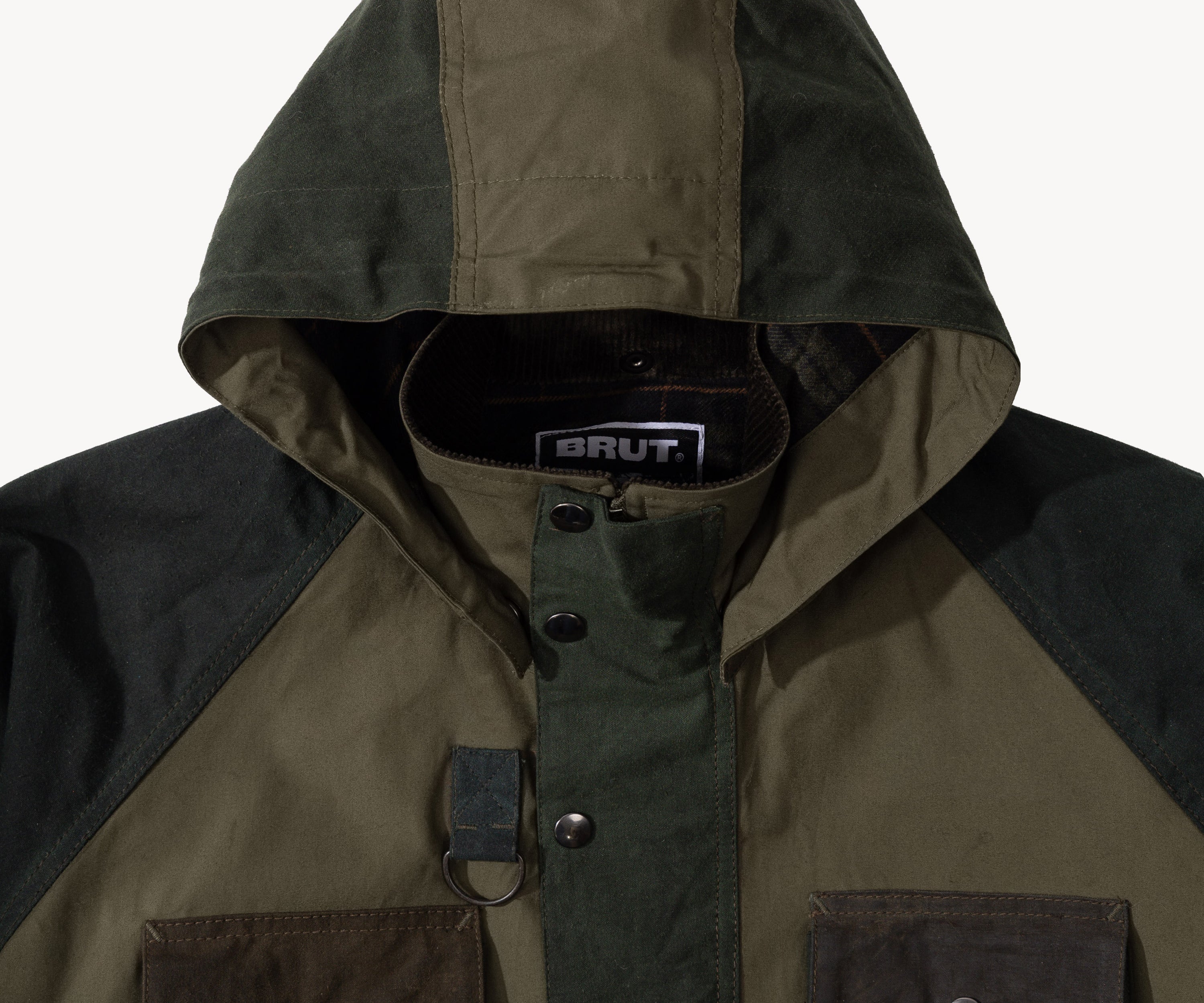 REWORK® TRIAL WAX JACKET - N° 005 Coats & Jackets SMALL / GREEN - BRUT Clothing US