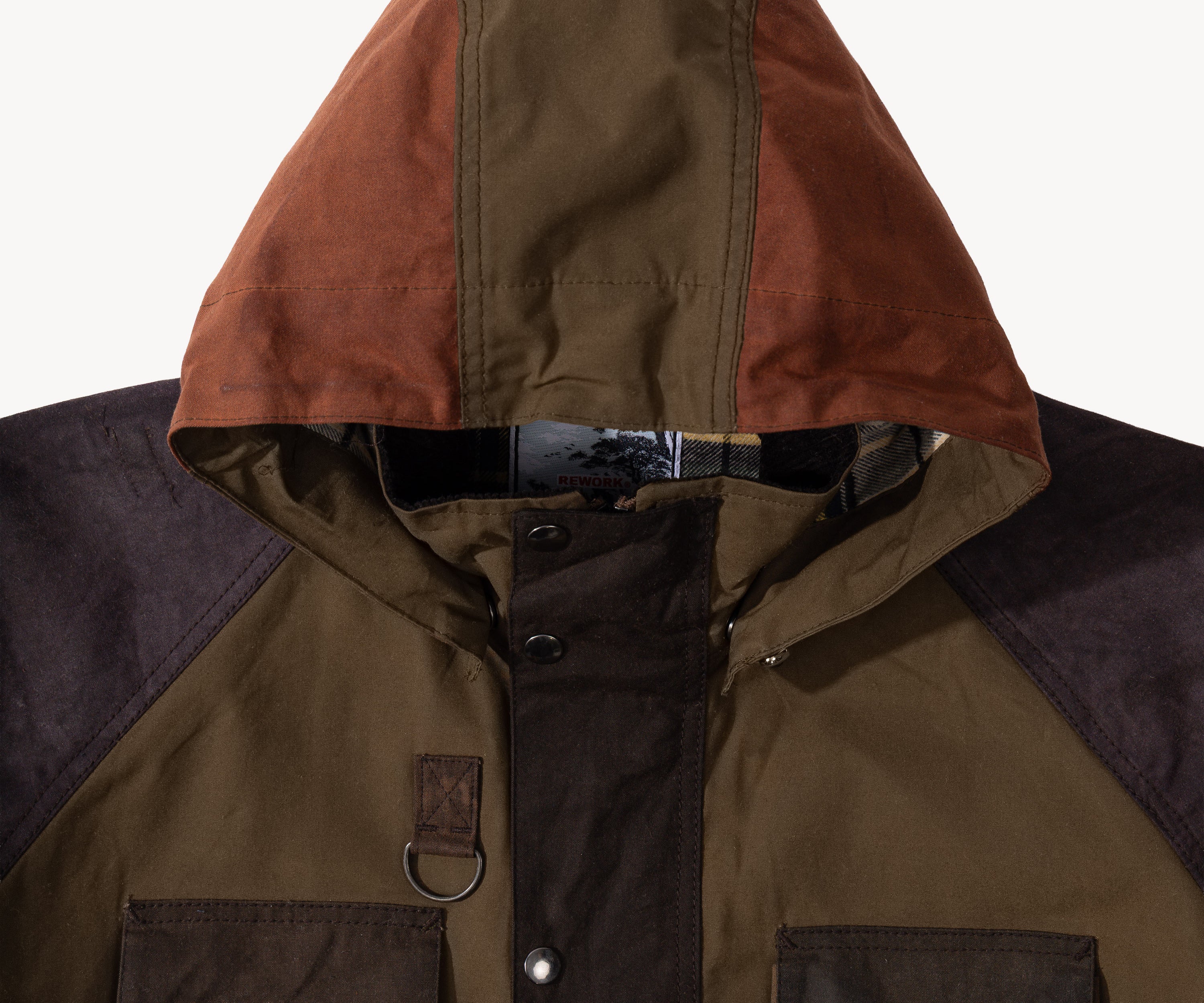 REWORK® TRIAL WAX JACKET - N° 034 Coats & Jackets LARGE / BROWN - BRUT Clothing US