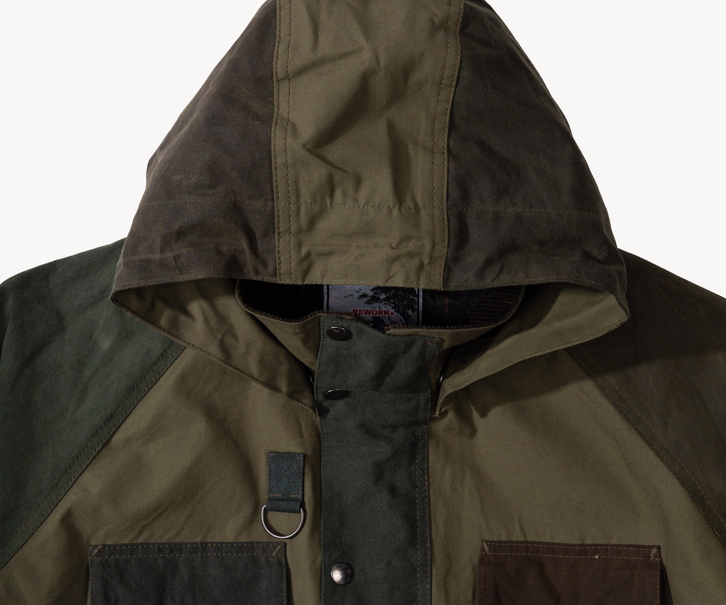 REWORK® TRIAL WAX JACKET - N° 014 Coats & Jackets MEDIUM / GREEN - BRUT Clothing US