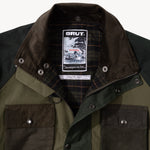 REWORK® TRIAL WAX JACKET - N° 005 Coats & Jackets SMALL / GREEN - BRUT Clothing US