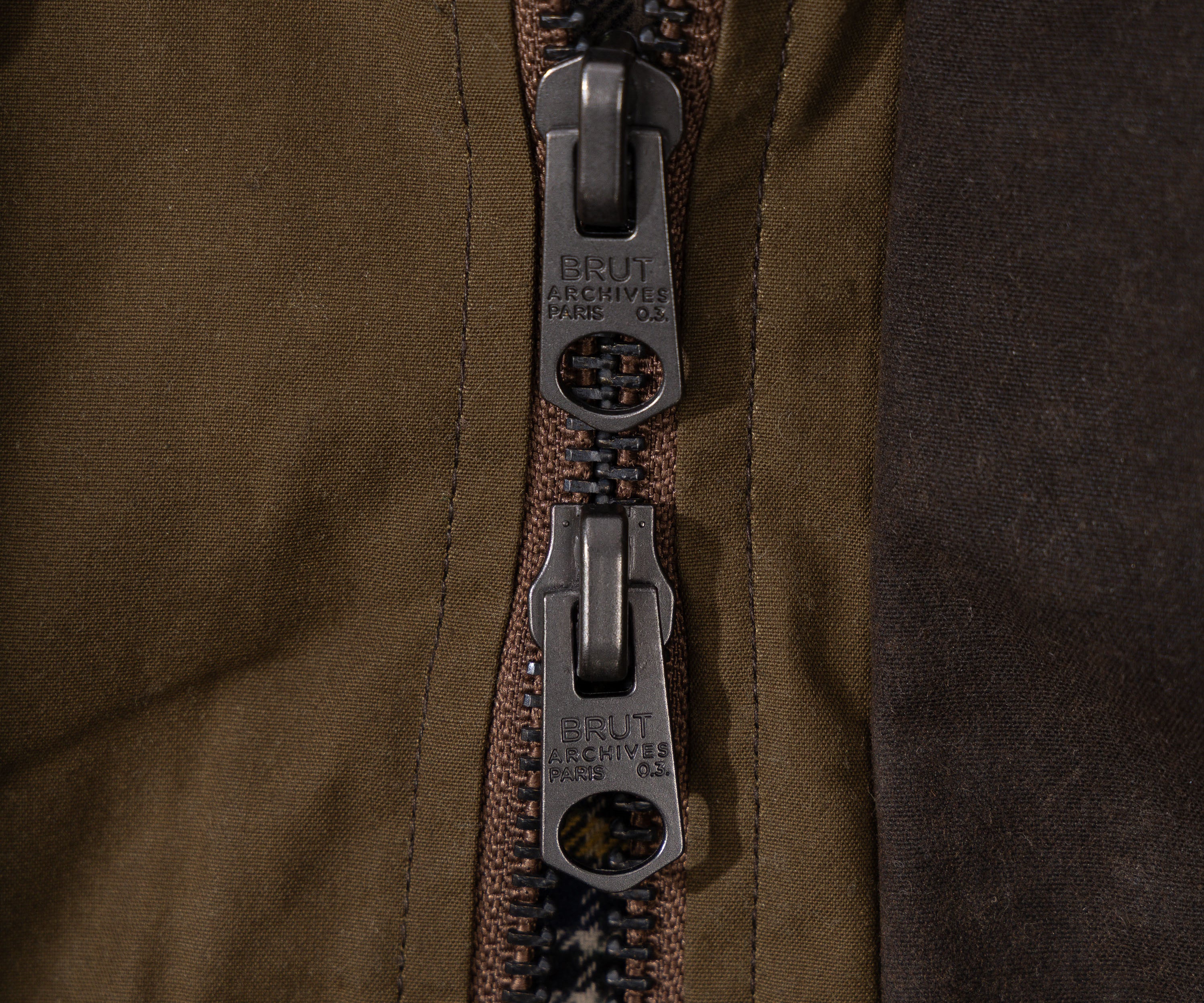 REWORK® TRIAL WAX JACKET - N° 034 Coats & Jackets LARGE / BROWN - BRUT Clothing US
