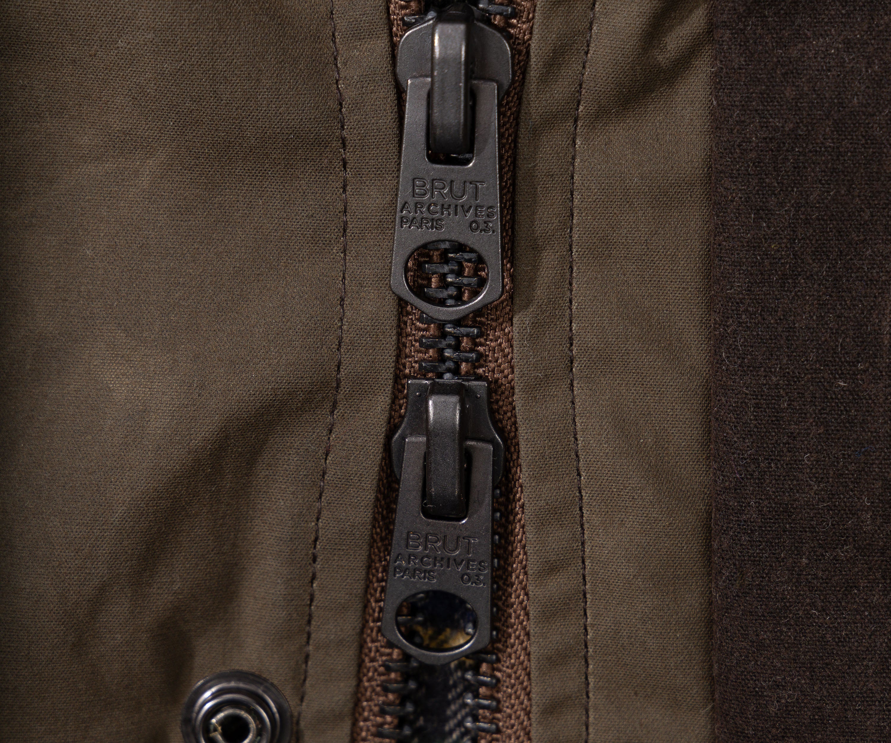 REWORK® TRIAL WAX JACKET - N° 022 Coats & Jackets MEDIUM / BROWN - BRUT Clothing US