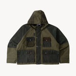 REWORK® TRIAL WAX JACKET - N° 028 Coats & Jackets LARGE / GREEN - BRUT Clothing US