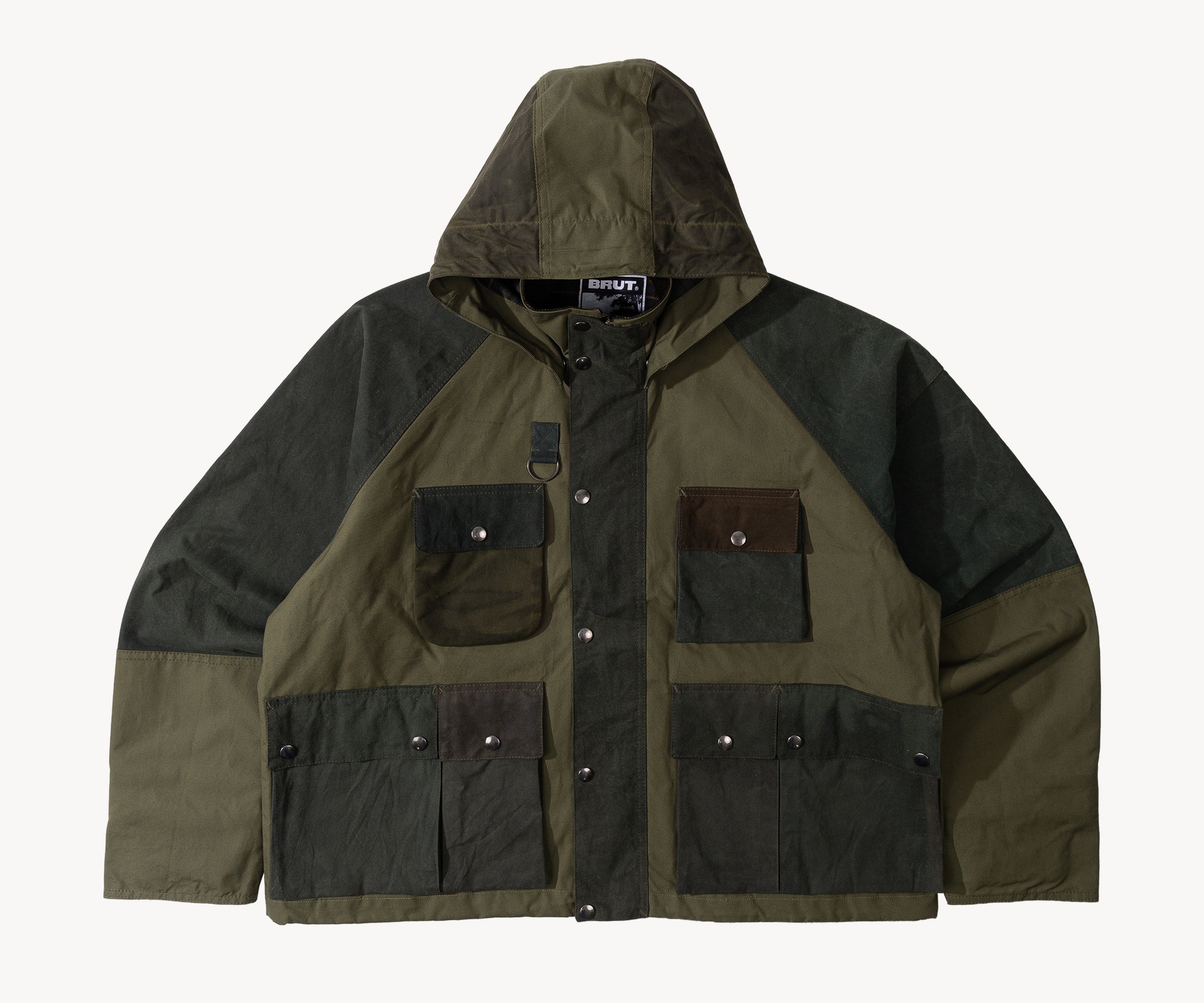 REWORK® TRIAL WAX JACKET - N° 028 Coats & Jackets LARGE / GREEN - BRUT Clothing US