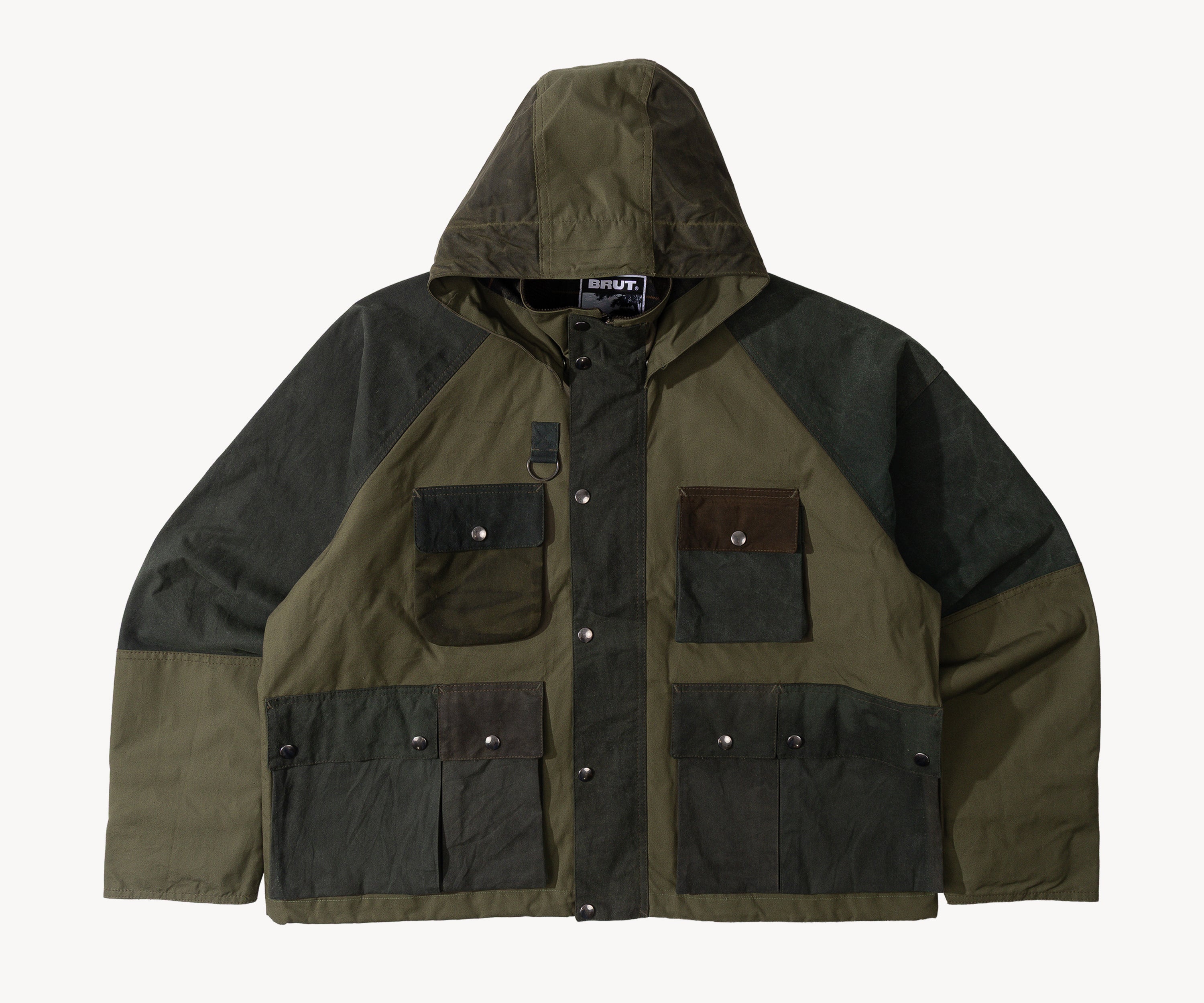 REWORK® TRIAL WAX JACKET - N° 028 Coats & Jackets LARGE / GREEN - BRUT Clothing US