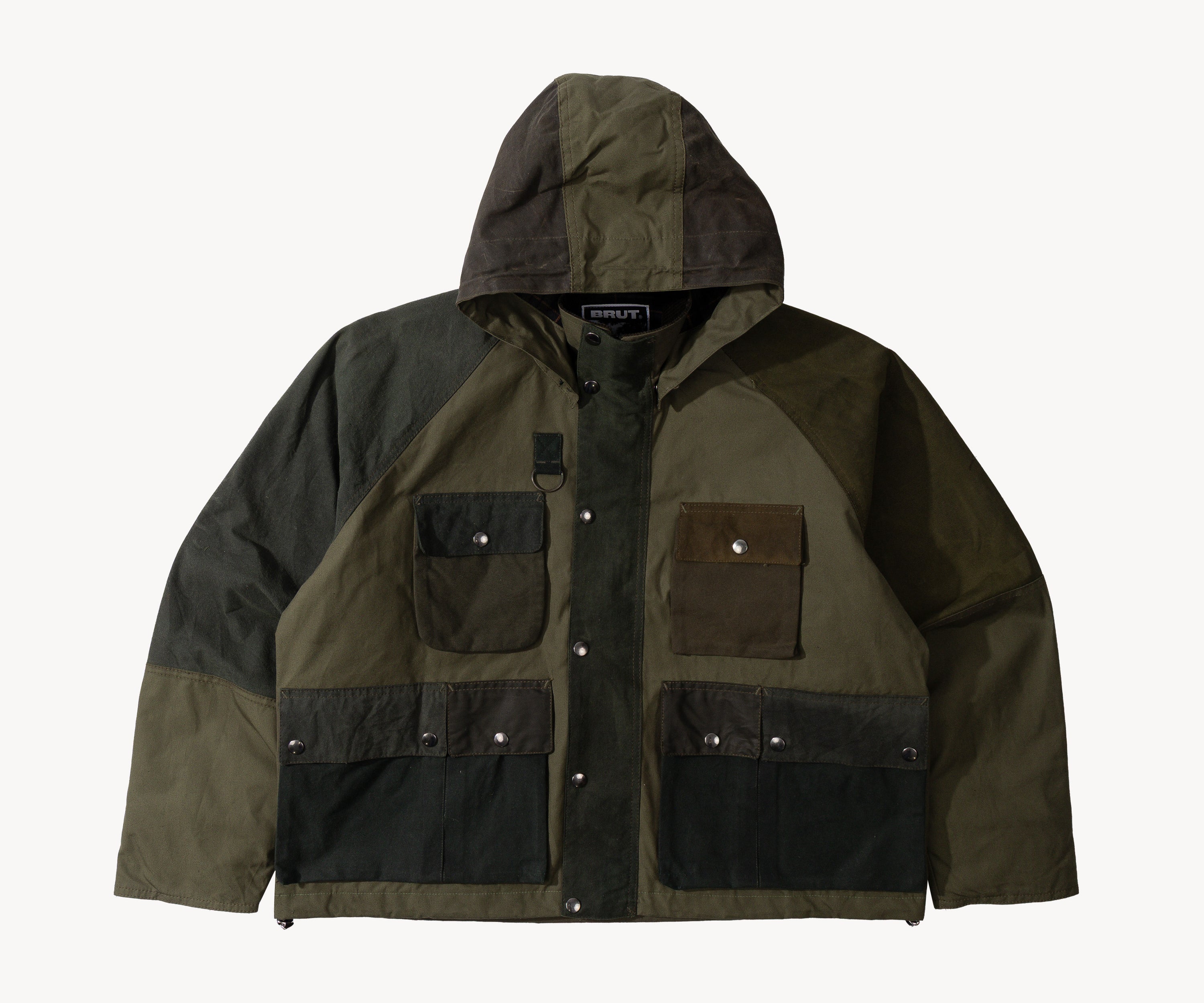 REWORK® TRIAL WAX JACKET - N° 015 Coats & Jackets MEDIUM / GREEN - BRUT Clothing US