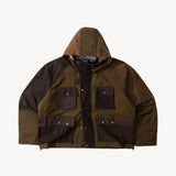 REWORK® TRIAL WAX JACKET - N° 035 Coats & Jackets LARGE / BROWN - BRUT Clothing US