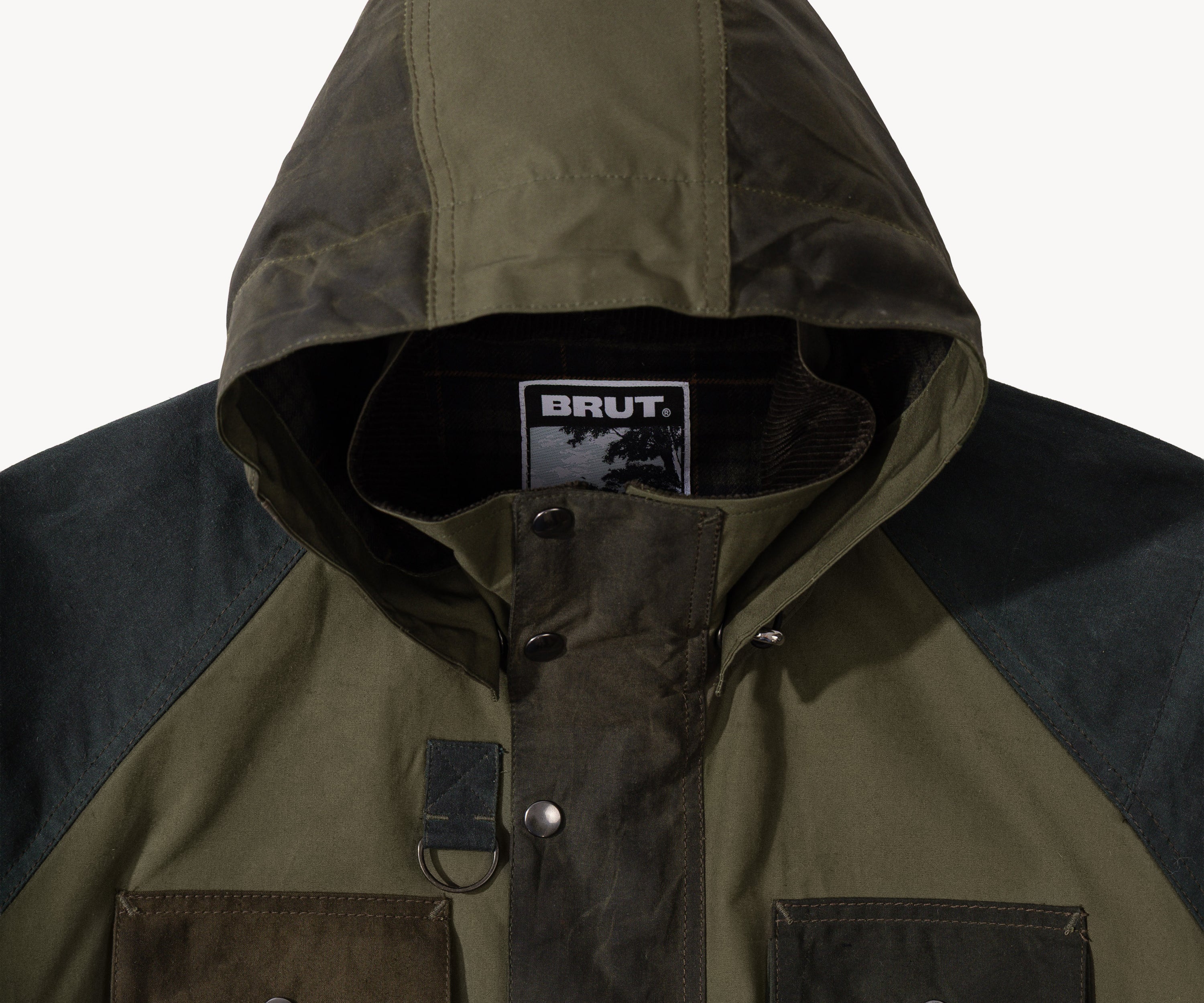 REWORK® TRIAL WAX JACKET - N° 006 Coats & Jackets SMALL / GREEN - BRUT Clothing US