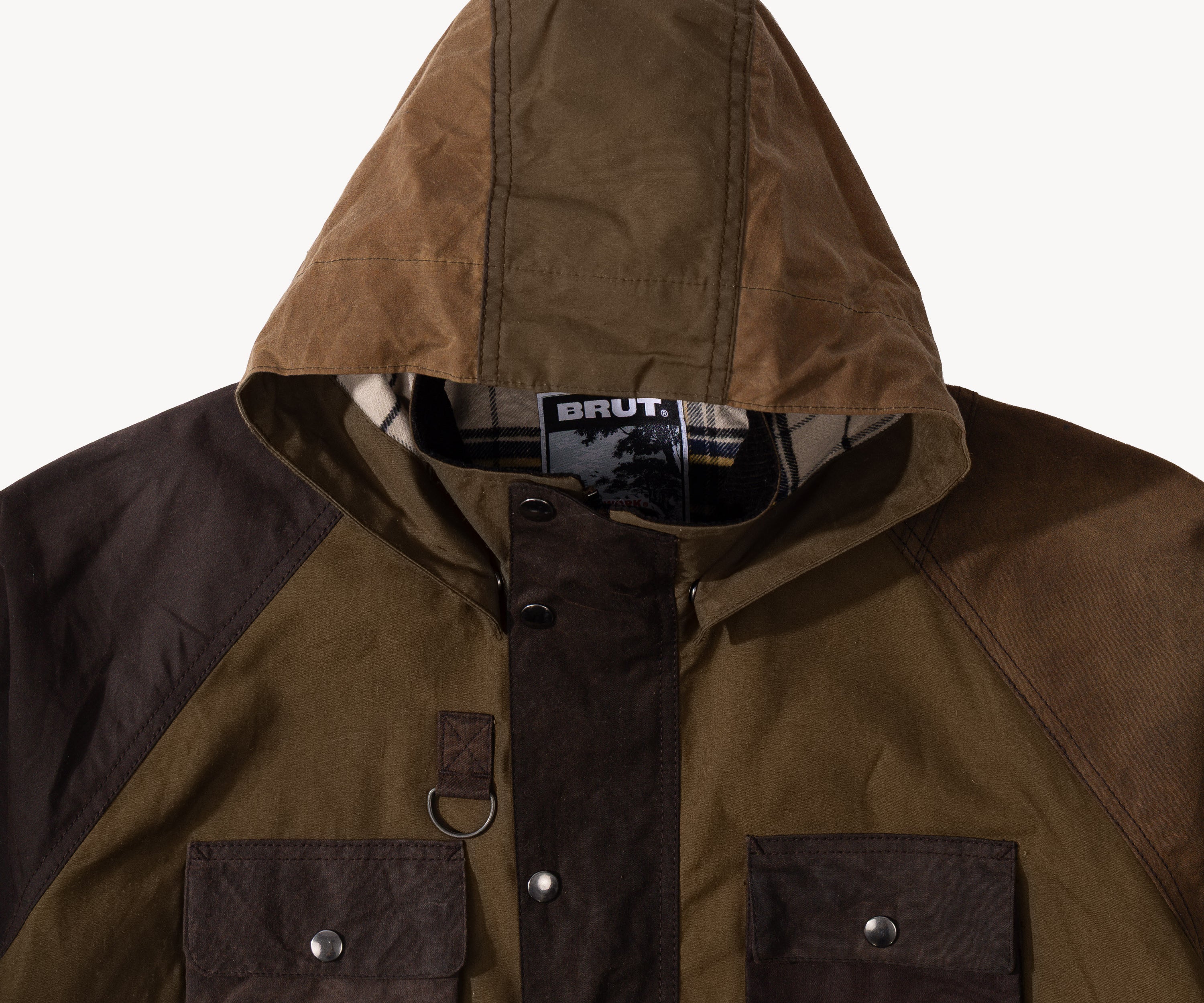 REWORK® TRIAL WAX JACKET - N° 035 Coats & Jackets LARGE / BROWN - BRUT Clothing US