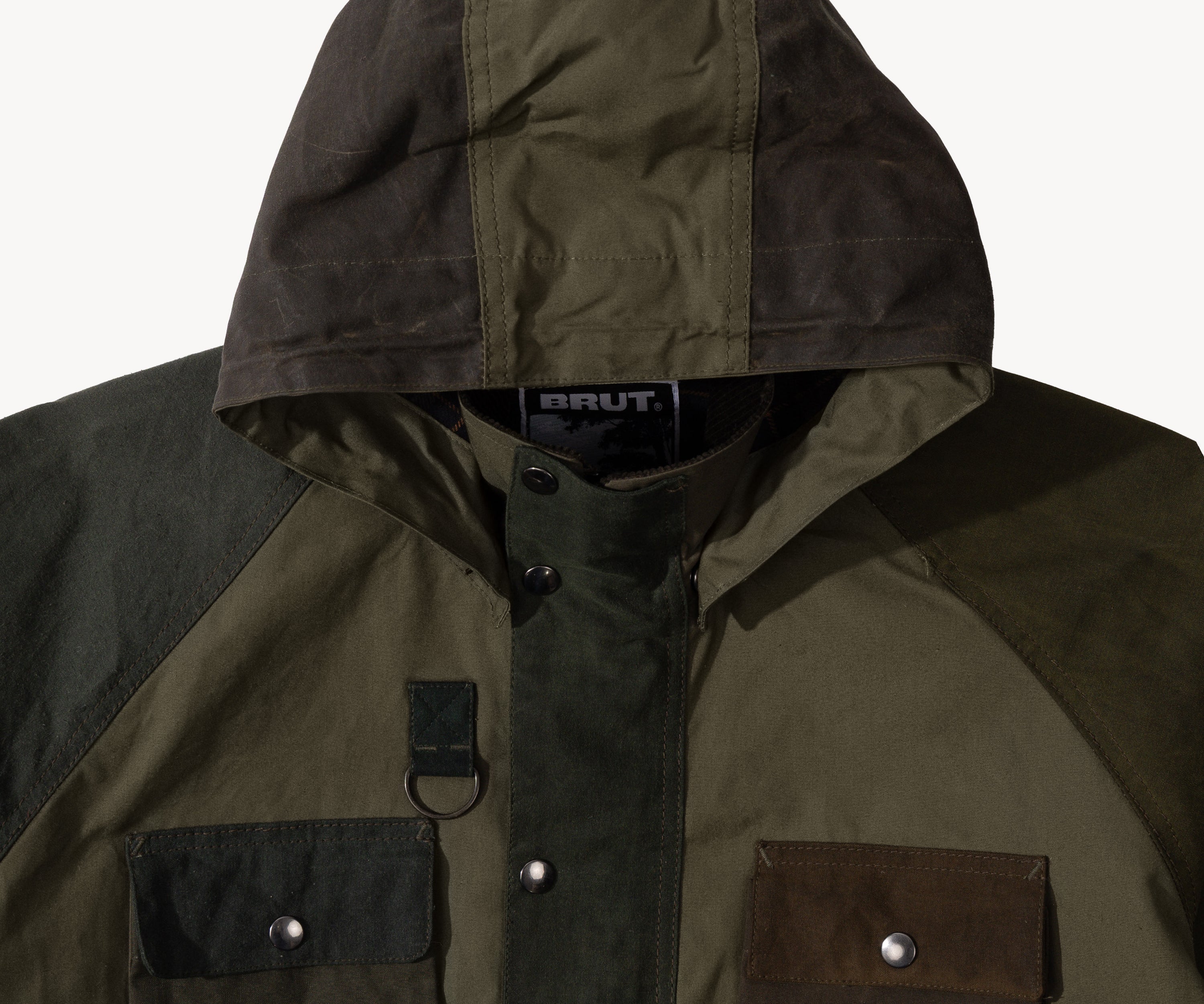REWORK® TRIAL WAX JACKET - N° 015 Coats & Jackets MEDIUM / GREEN - BRUT Clothing US