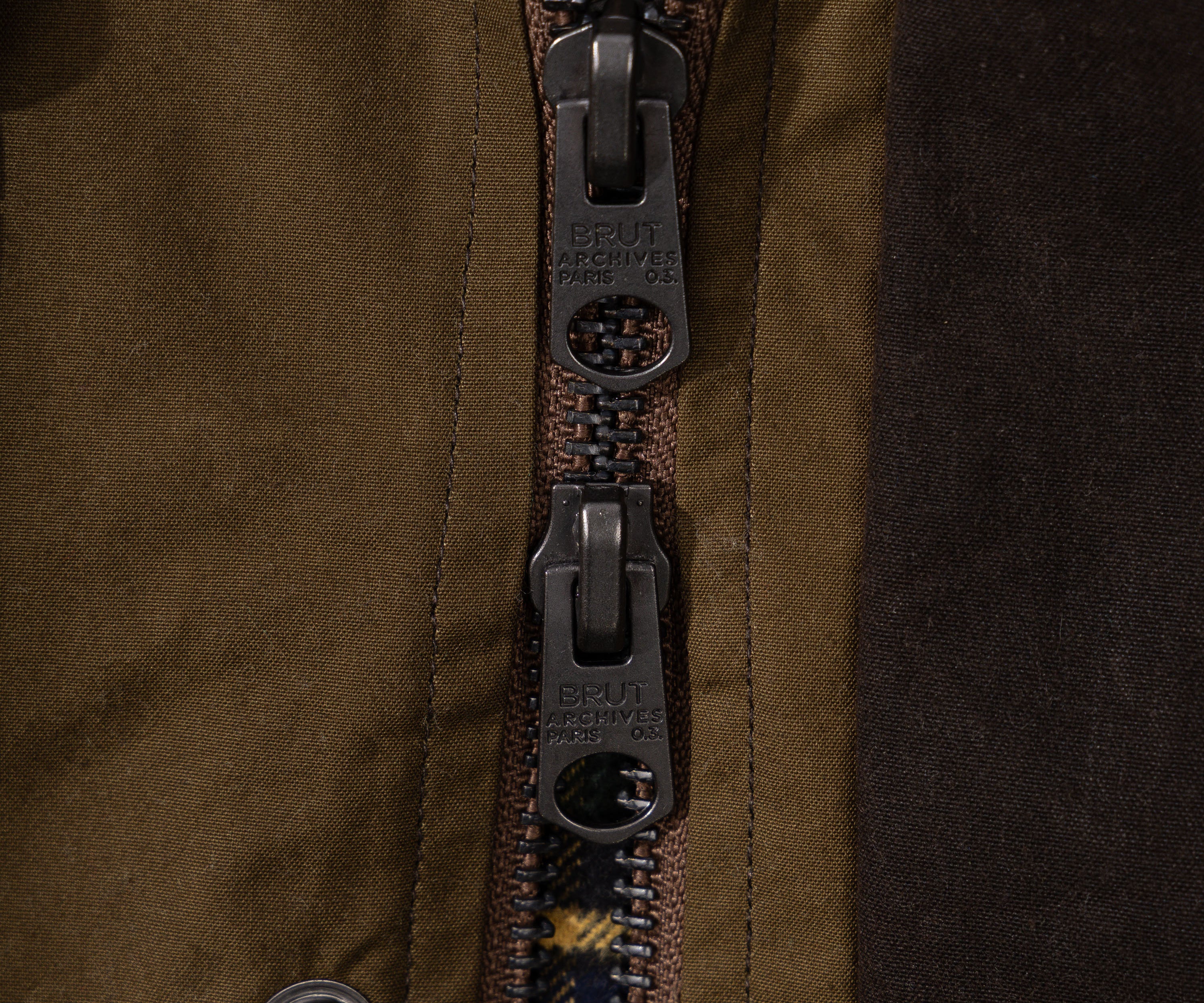 REWORK® TRIAL WAX JACKET - N° 035 Coats & Jackets LARGE / BROWN - BRUT Clothing US