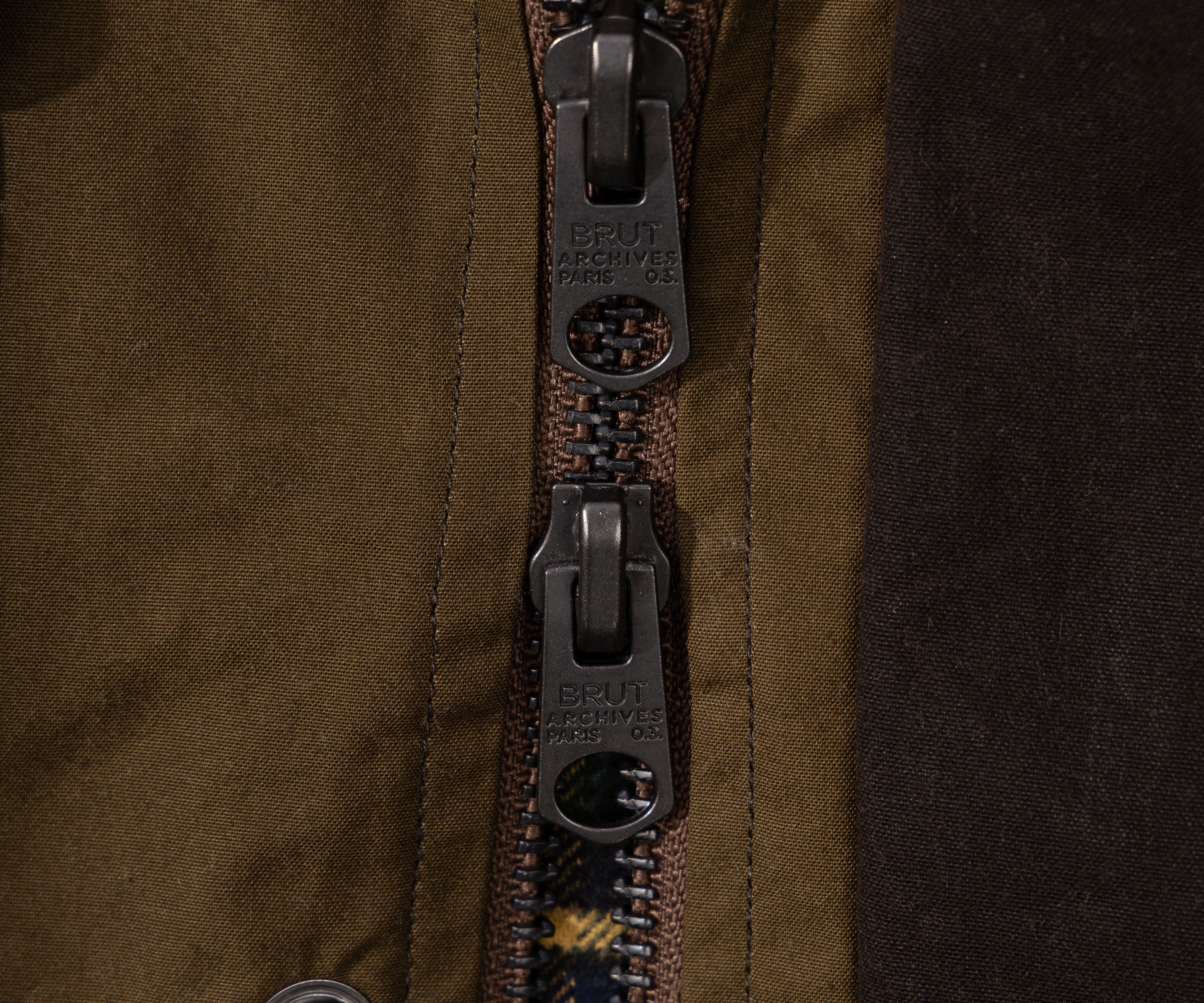 REWORK® TRIAL WAX JACKET - N° 035 Coats & Jackets LARGE / BROWN - BRUT Clothing US