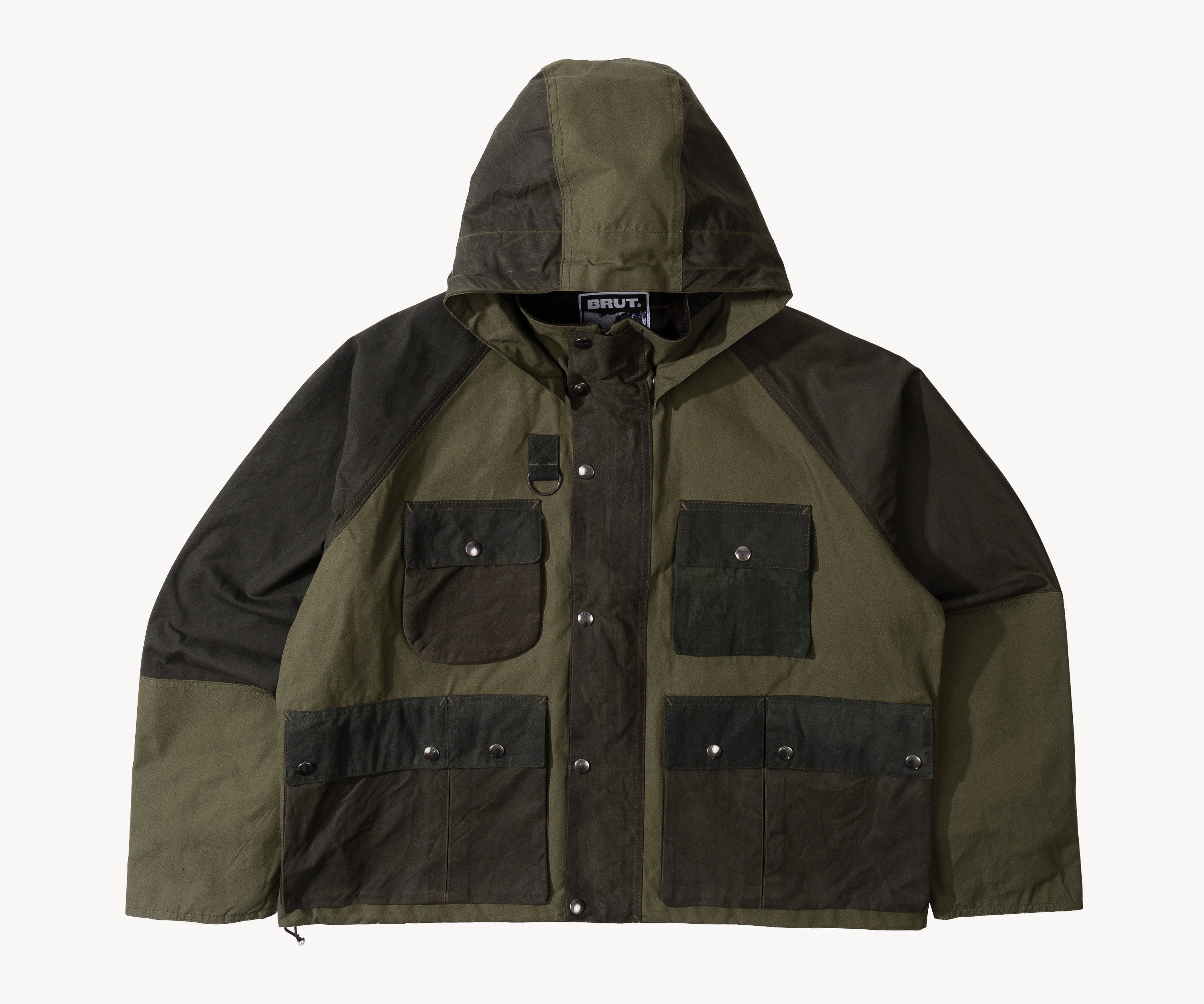 REWORK® TRIAL WAX JACKET - N° 007 Coats & Jackets SMALL / GREEN - BRUT Clothing US