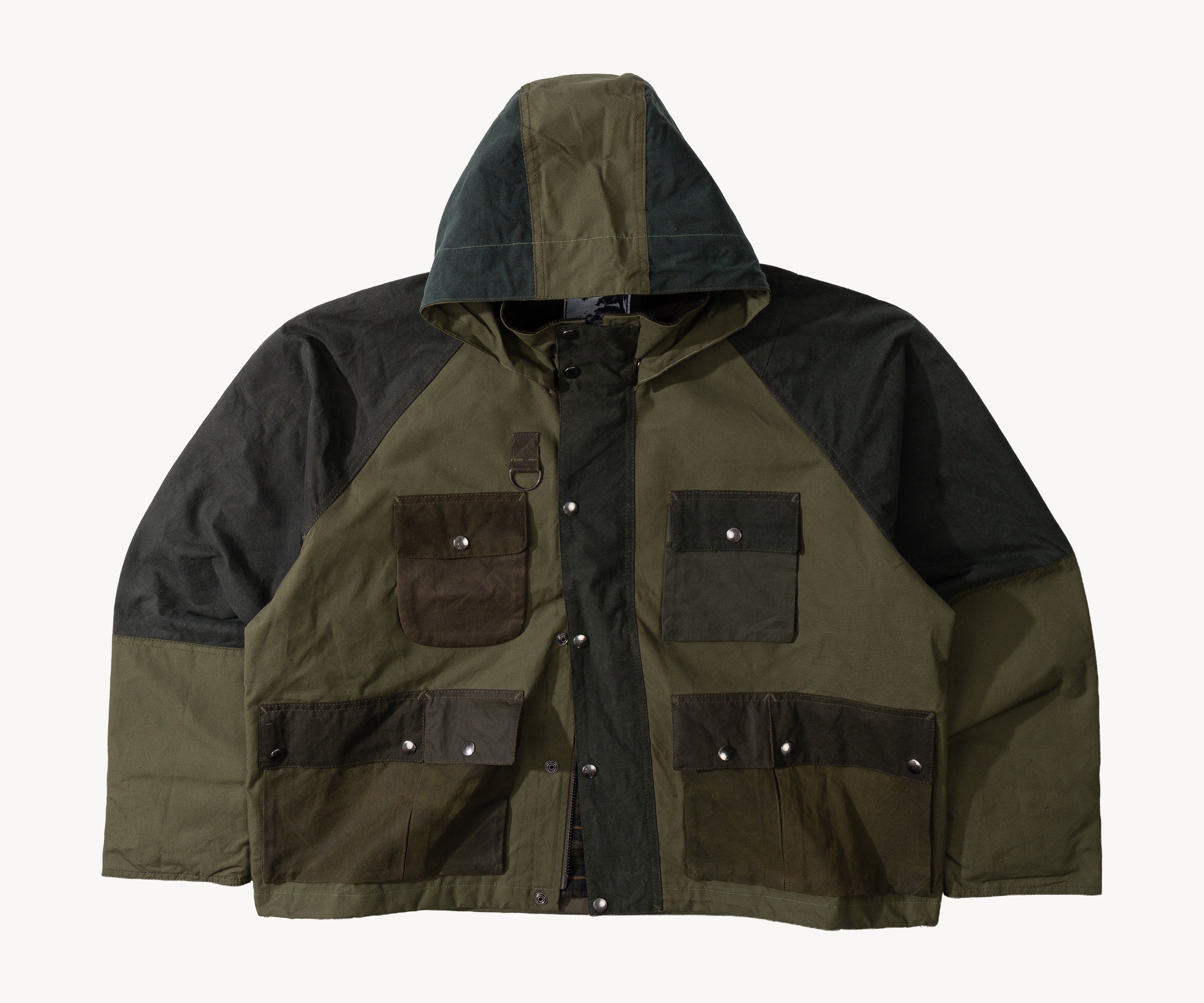 REWORK® TRIAL WAX JACKET - N° 045 Coats & Jackets X-LARGE / GREEN - BRUT Clothing US