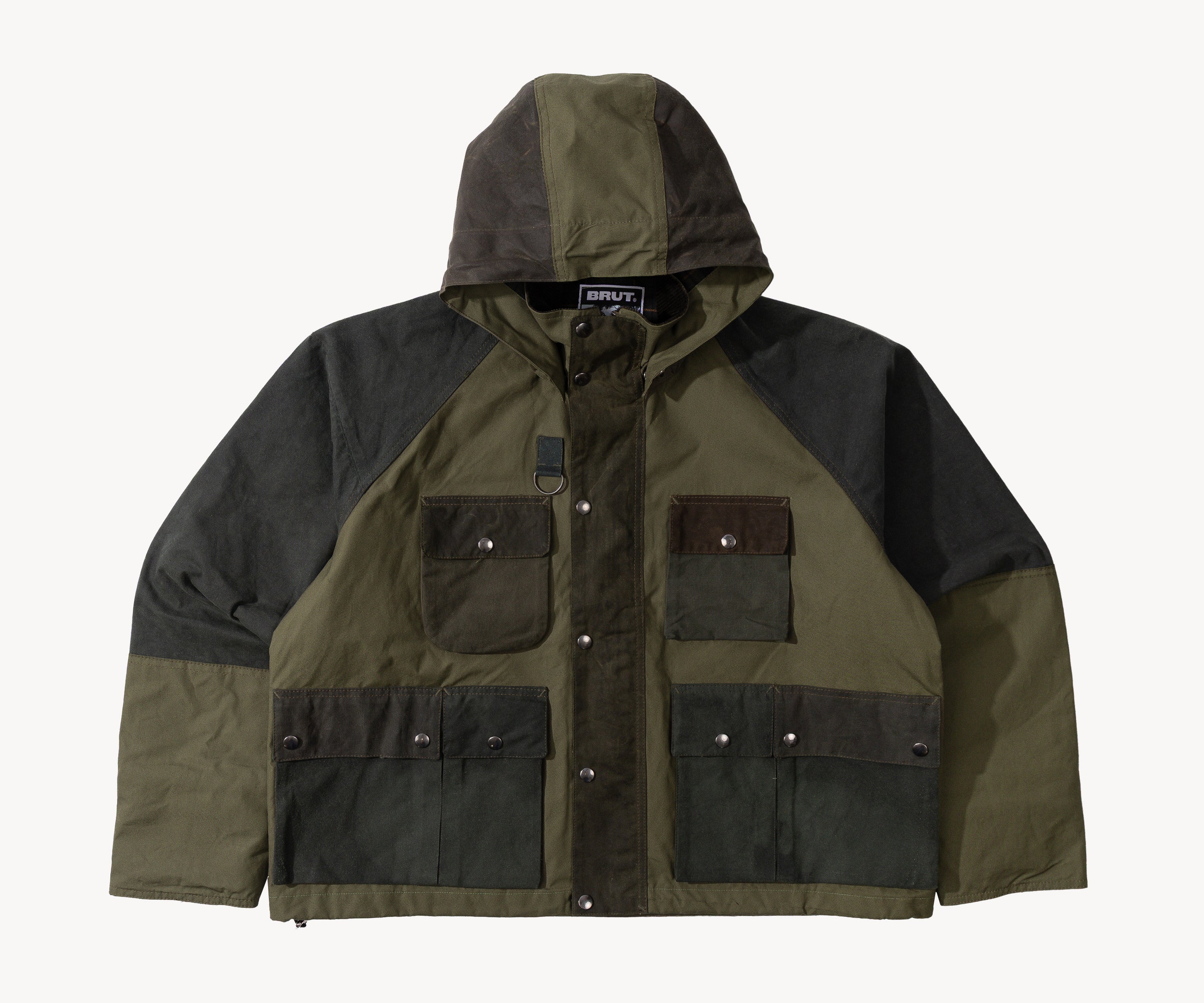 REWORK® TRIAL WAX JACKET - N° 029 Coats & Jackets LARGE / GREEN - BRUT Clothing US