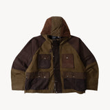 REWORK® TRIAL WAX JACKET - N° 036 Coats & Jackets LARGE / BROWN - BRUT Clothing US