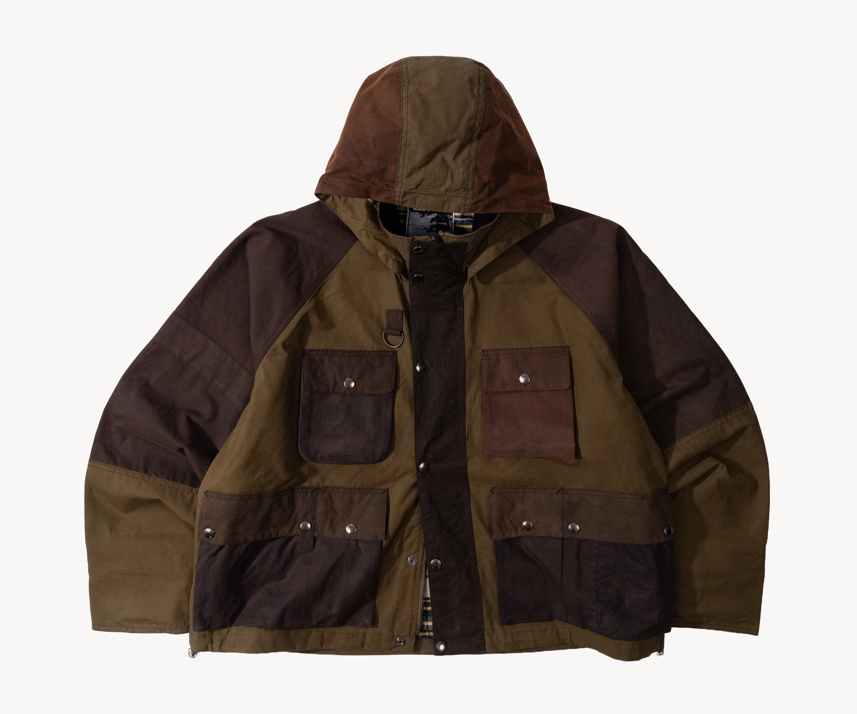 REWORK® TRIAL WAX JACKET - N° 036 Coats & Jackets LARGE / BROWN - BRUT Clothing US