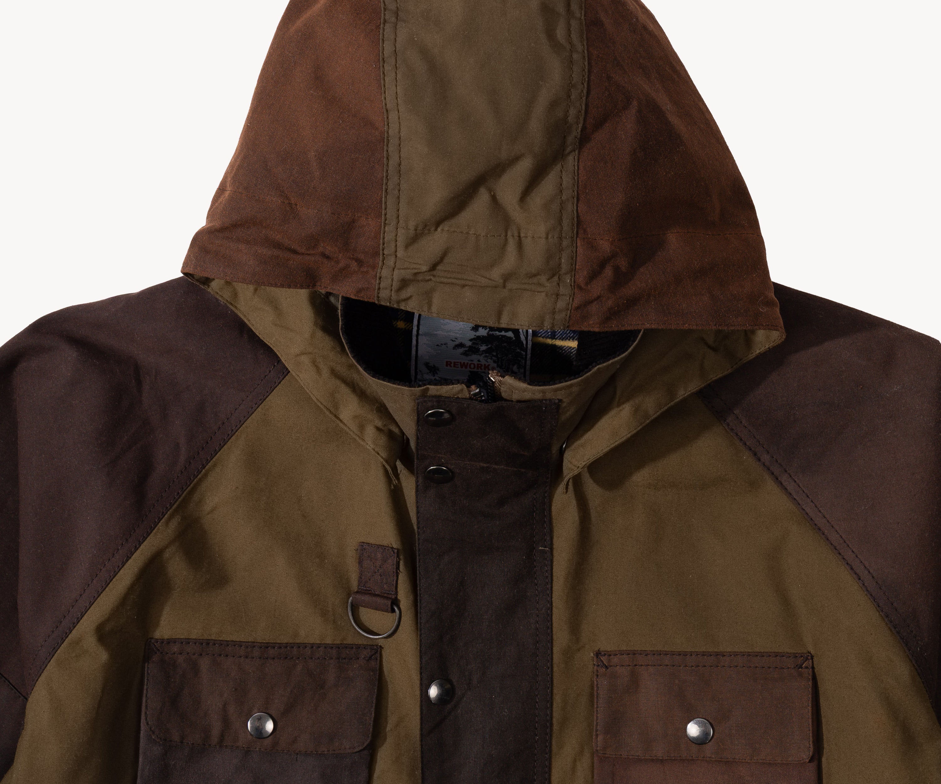 REWORK® TRIAL WAX JACKET - N° 036 Coats & Jackets LARGE / BROWN - BRUT Clothing US