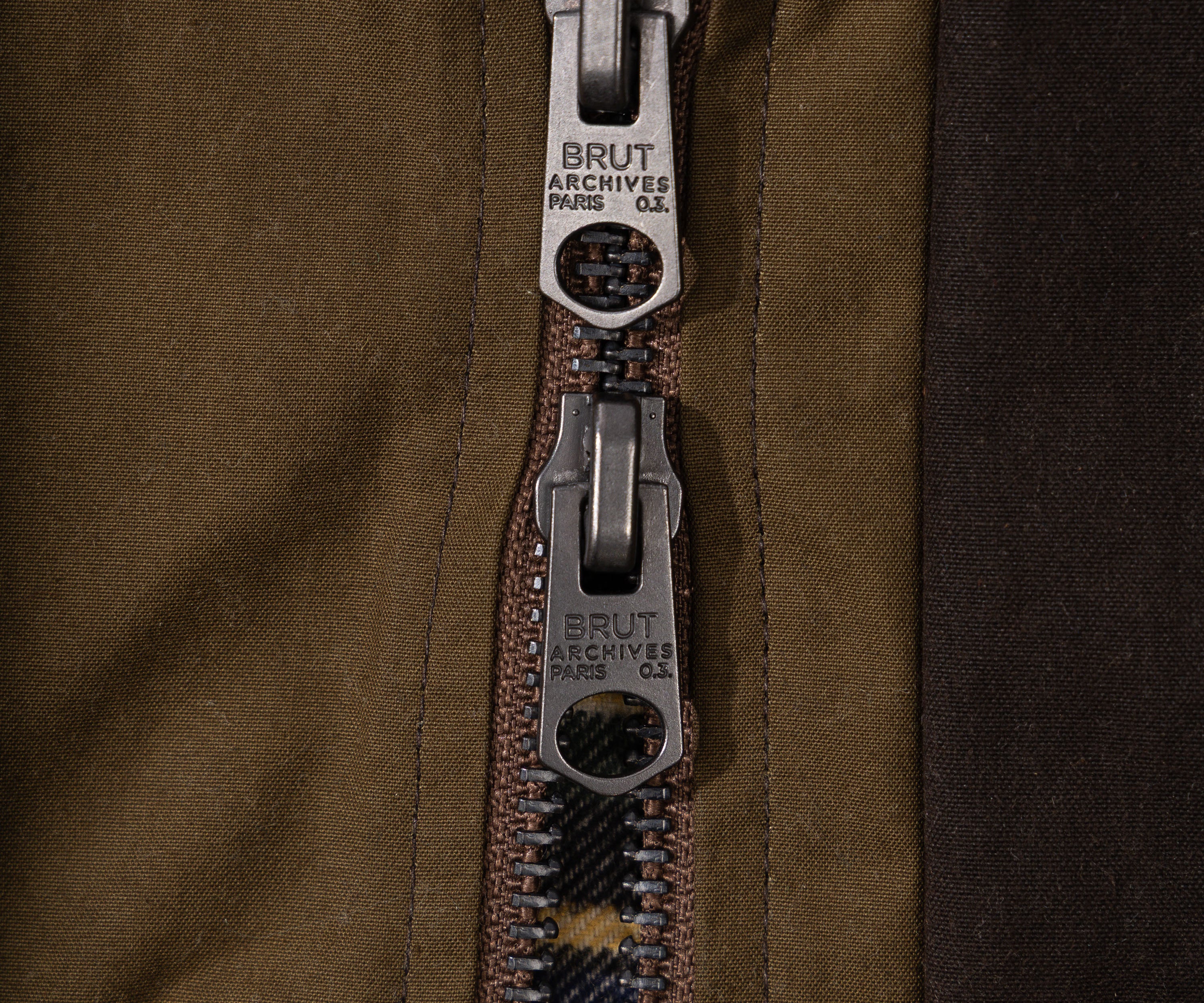 REWORK® TRIAL WAX JACKET - N° 036 Coats & Jackets LARGE / BROWN - BRUT Clothing US