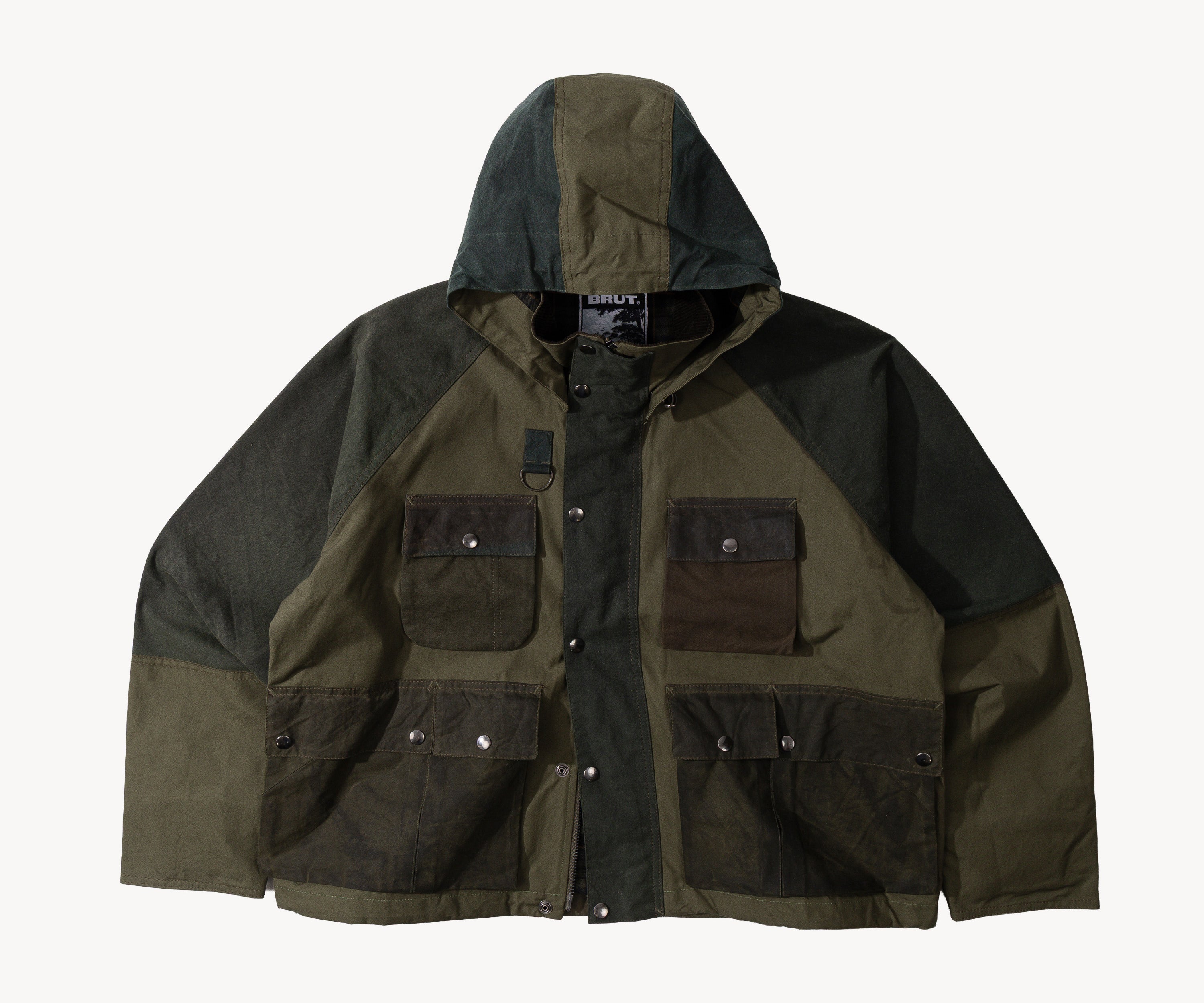 REWORK® TRIAL WAX JACKET - N° 017 Coats & Jackets MEDIUM / GREEN - BRUT Clothing US