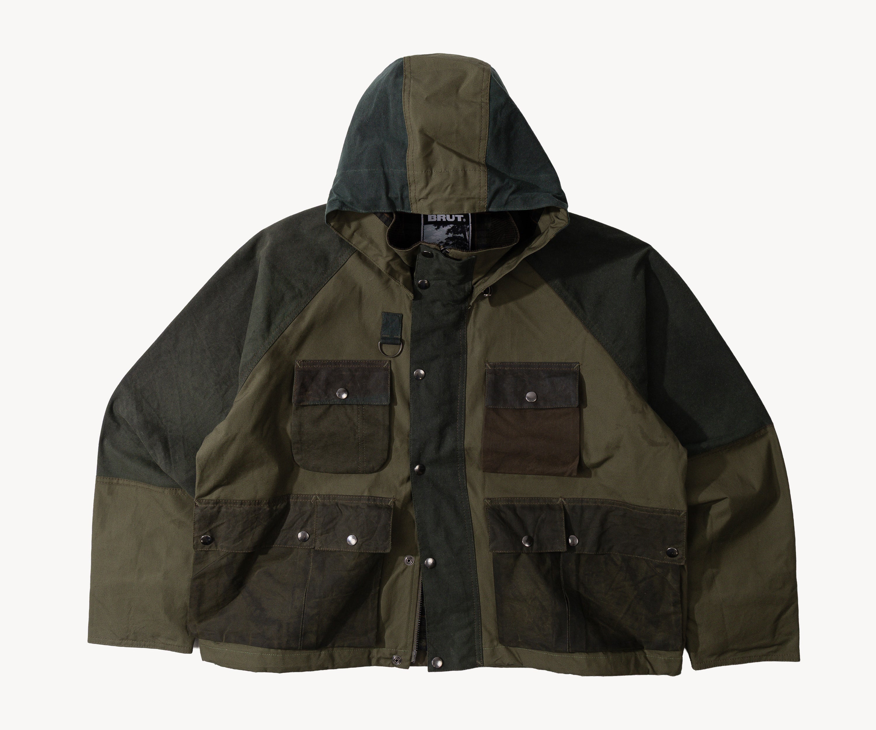 REWORK® TRIAL WAX JACKET - N° 017 Coats & Jackets MEDIUM / GREEN - BRUT Clothing US
