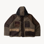 REWORK® TRIAL WAX JACKET - N° 037 Coats & Jackets LARGE / BROWN - BRUT Clothing US