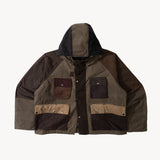 REWORK® TRIAL WAX JACKET - N° 037 Coats & Jackets LARGE / BROWN - BRUT Clothing US