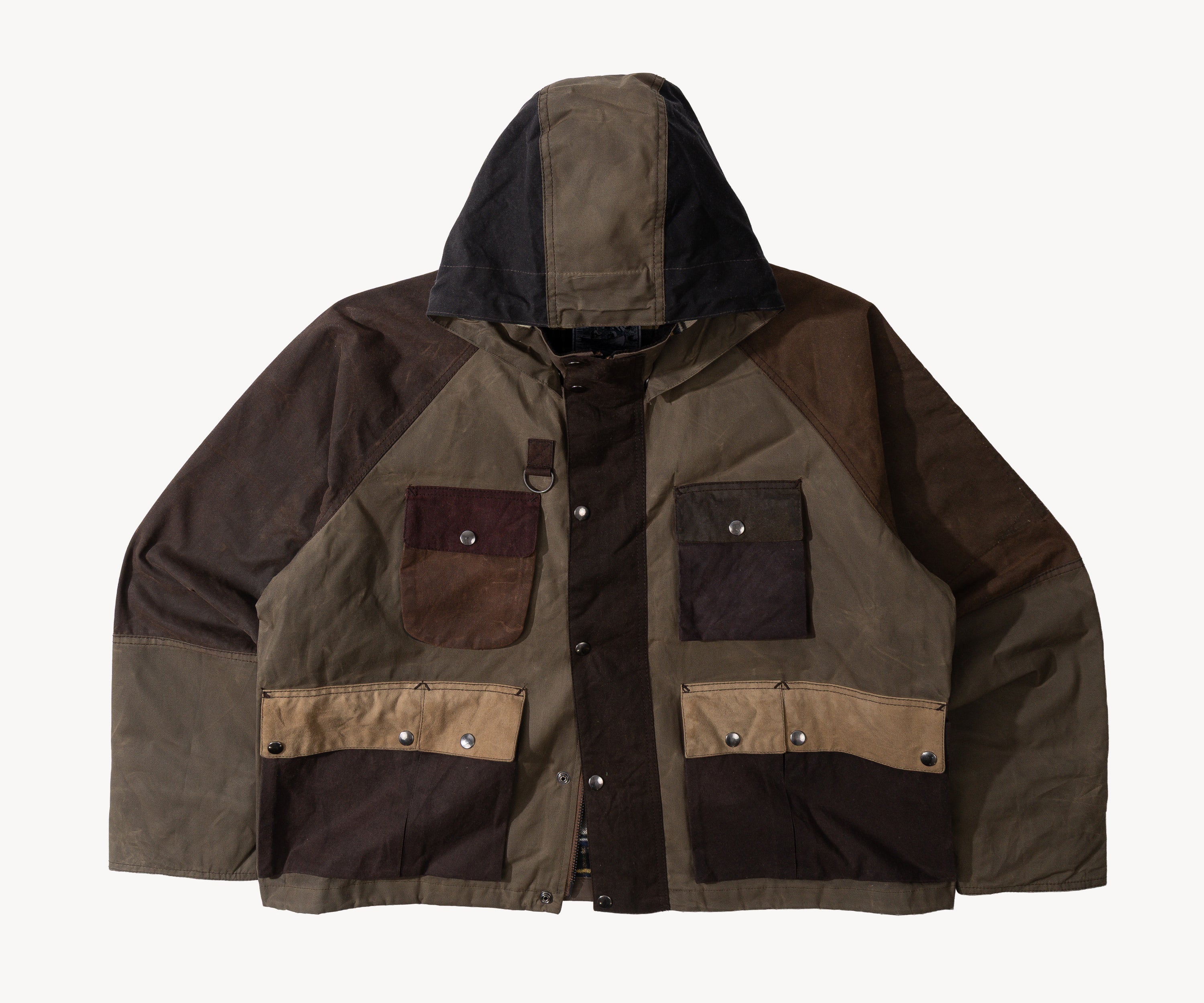 REWORK® TRIAL WAX JACKET - N° 037 Coats & Jackets LARGE / BROWN - BRUT Clothing US