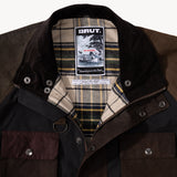 REWORK® TRIAL WAX JACKET - N° 047 Coats & Jackets X-LARGE / BROWN - BRUT Clothing US