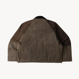 REWORK® TRIAL WAX JACKET - N° 037 Coats & Jackets LARGE / BROWN - BRUT Clothing US