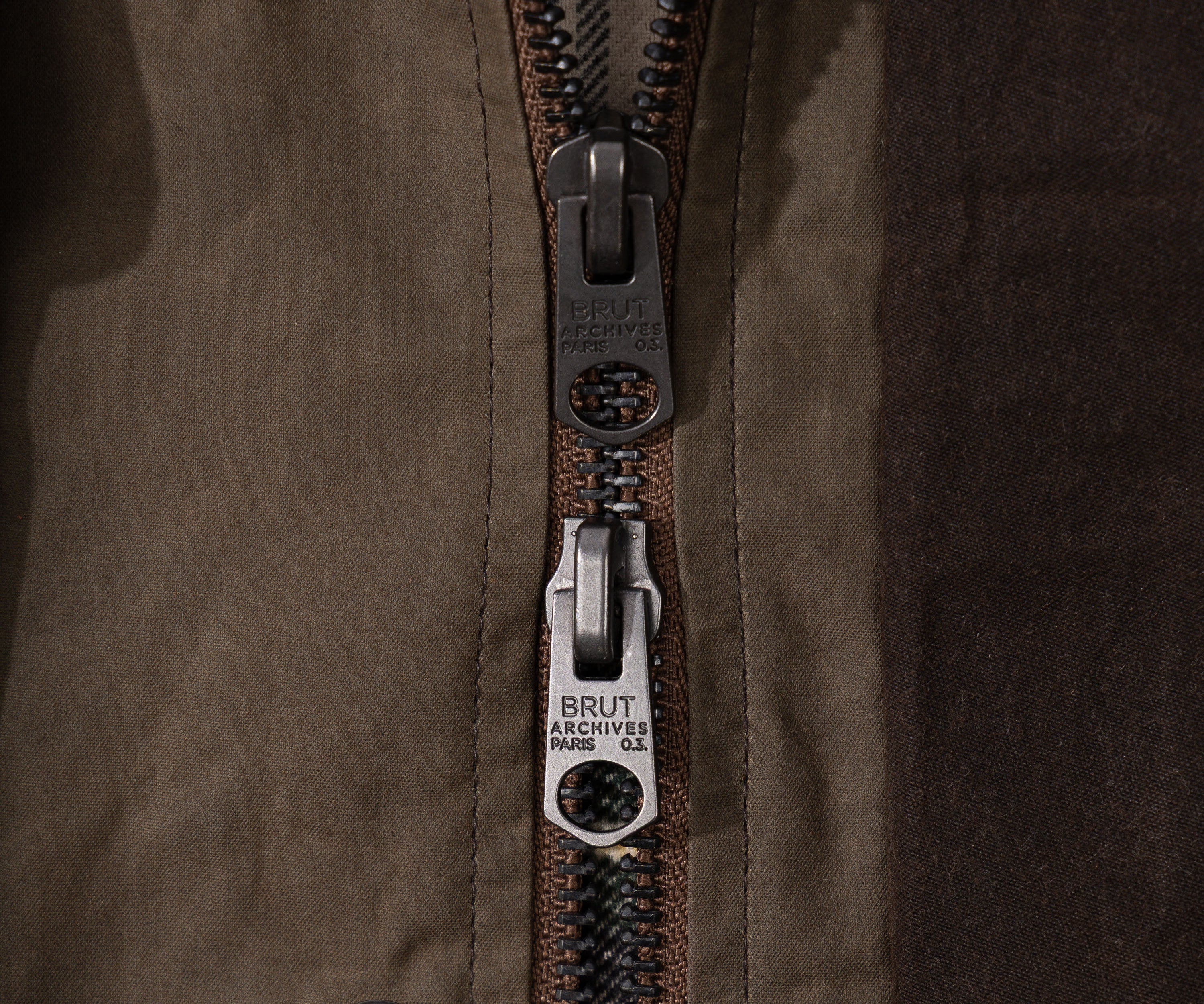 REWORK® TRIAL WAX JACKET - N° 038 Coats & Jackets LARGE / BROWN - BRUT Clothing US