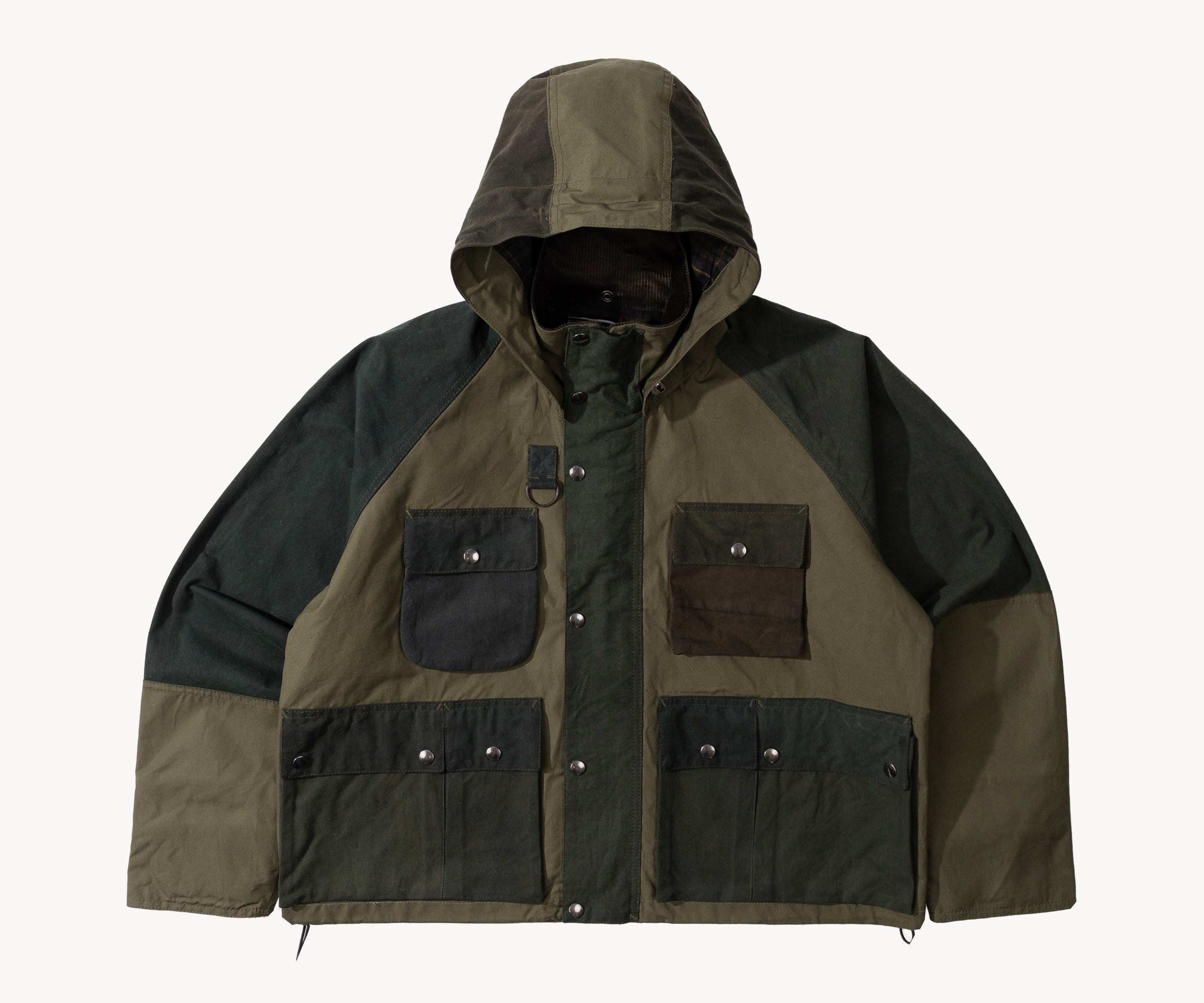 REWORK® TRIAL WAX JACKET - N° 002 Coats & Jackets SMALL / GREEN - BRUT Clothing US