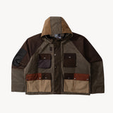 REWORK® TRIAL WAX JACKET - N° 048 Coats & Jackets X-LARGE / BROWN - BRUT Clothing US
