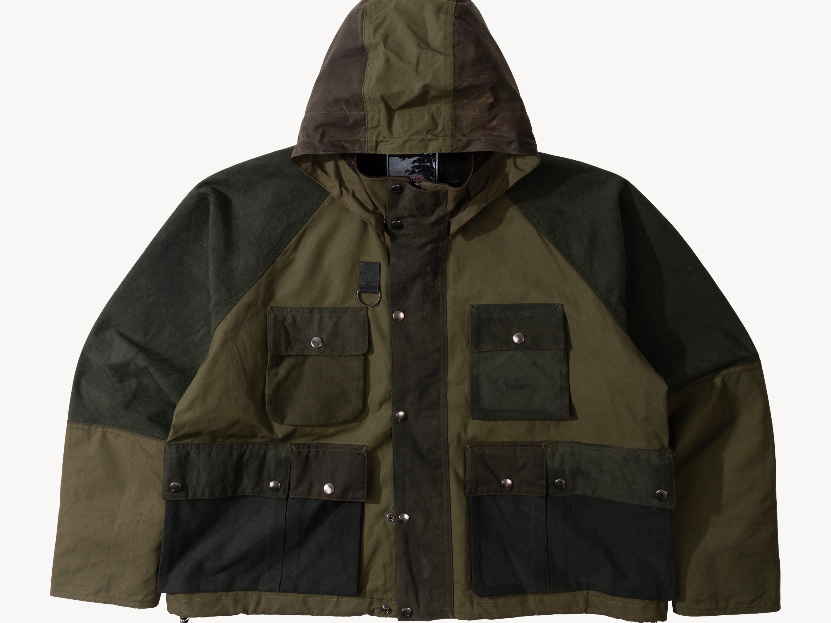 REWORK® TRIAL WAX JACKET - N° 011 Coats & Jackets MEDIUM / GREEN - BRUT Clothing US