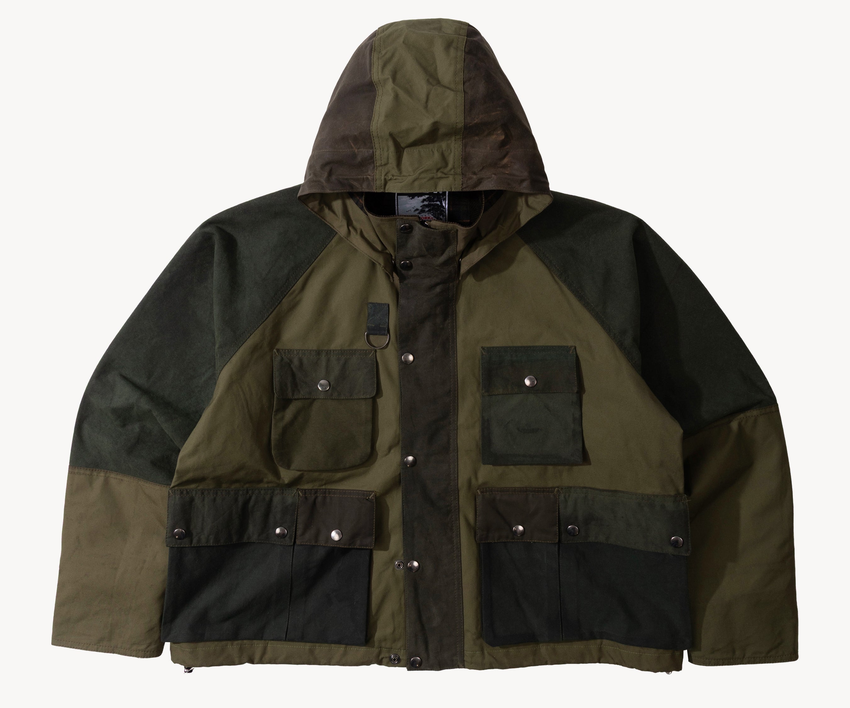REWORK® TRIAL WAX JACKET - N° 011 Coats & Jackets MEDIUM / GREEN - BRUT Clothing US