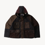 REWORK® TRIAL WAX JACKET - N° 009 Coats & Jackets SMALL / BROWN - BRUT Clothing US