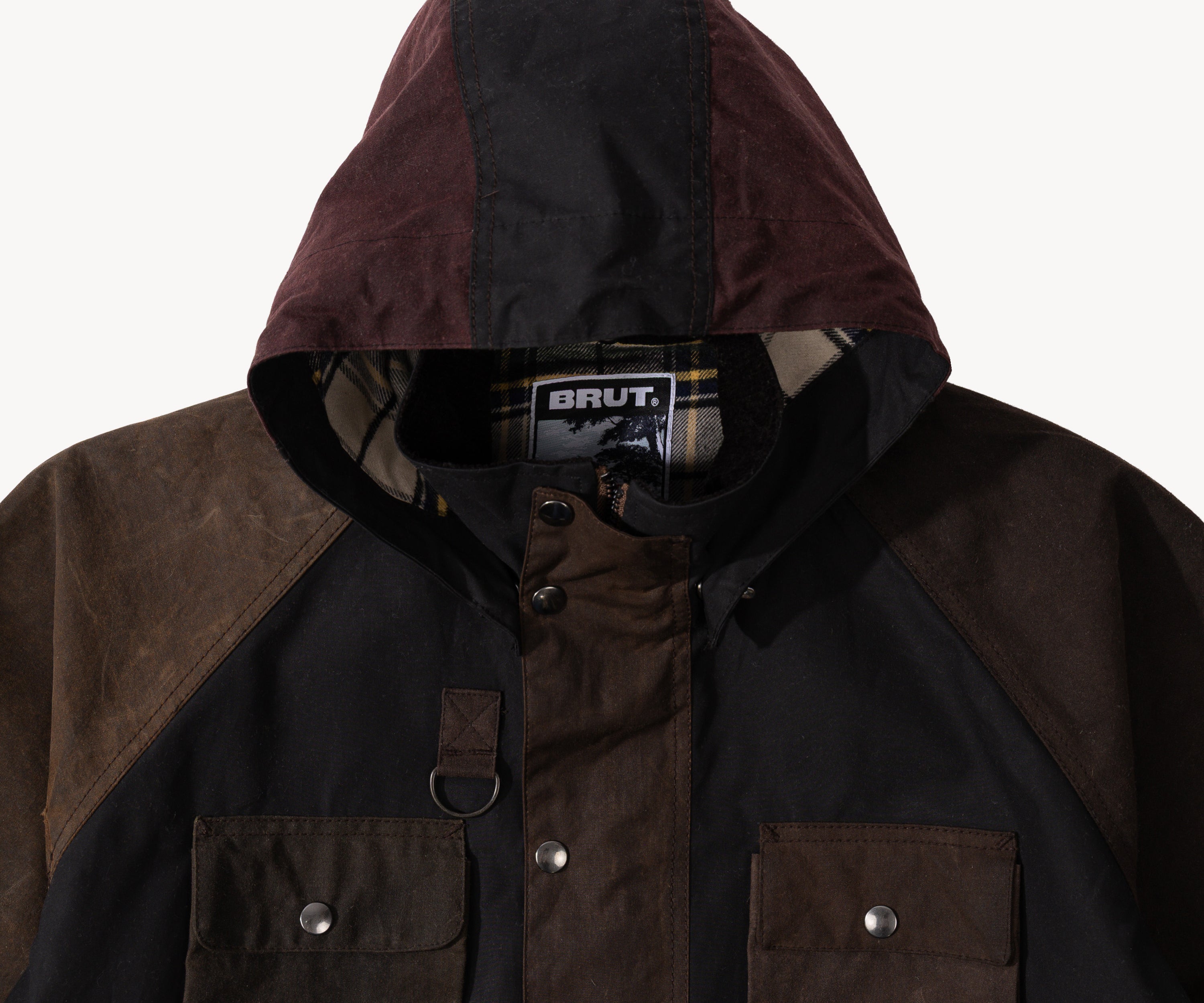 REWORK® TRIAL WAX JACKET - N° 009 Coats & Jackets SMALL / BROWN - BRUT Clothing US