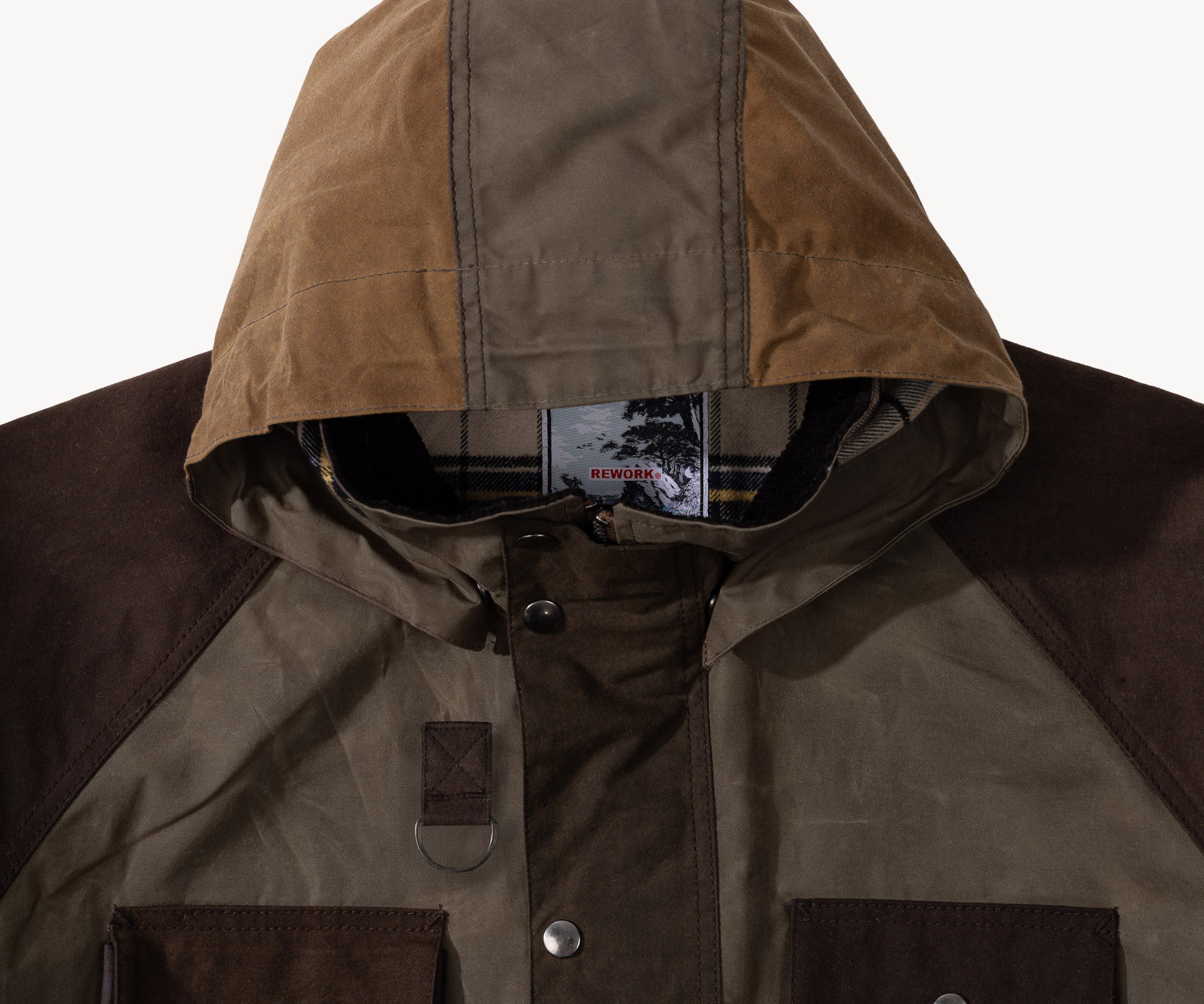 REWORK® TRIAL WAX JACKET - N° 048 Coats & Jackets X-LARGE / BROWN - BRUT Clothing US