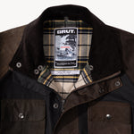 REWORK® TRIAL WAX JACKET - N° 009 Coats & Jackets SMALL / BROWN - BRUT Clothing US