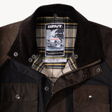 REWORK® TRIAL WAX JACKET - N° 009 Coats & Jackets SMALL / BROWN - BRUT Clothing US
