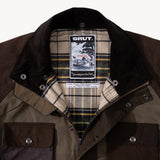REWORK® TRIAL WAX JACKET - N° 048 Coats & Jackets X-LARGE / BROWN - BRUT Clothing US