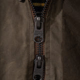 REWORK® TRIAL WAX JACKET - N° 048 Coats & Jackets X-LARGE / BROWN - BRUT Clothing US