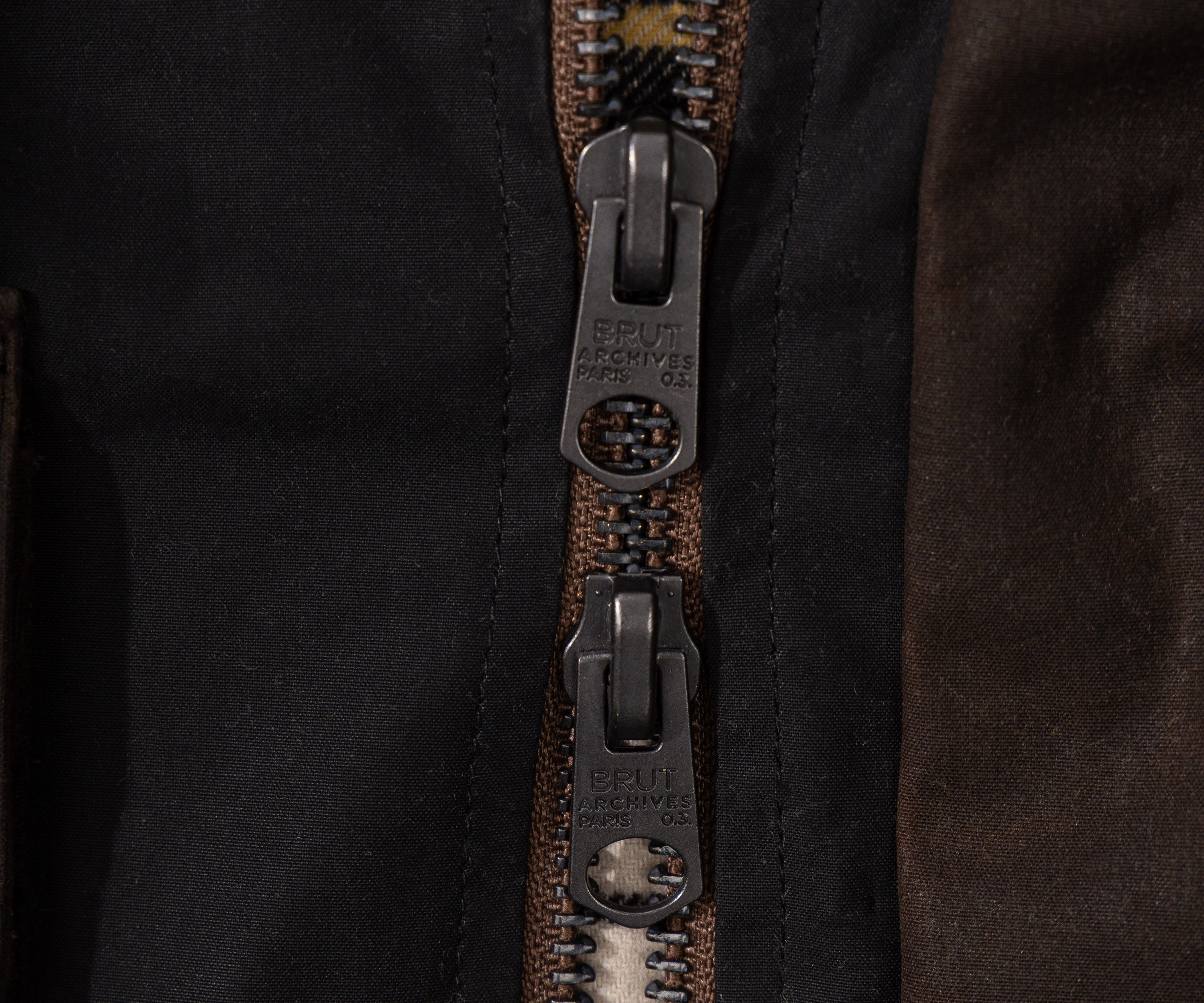 REWORK® TRIAL WAX JACKET - N° 009 Coats & Jackets SMALL / BROWN - BRUT Clothing US