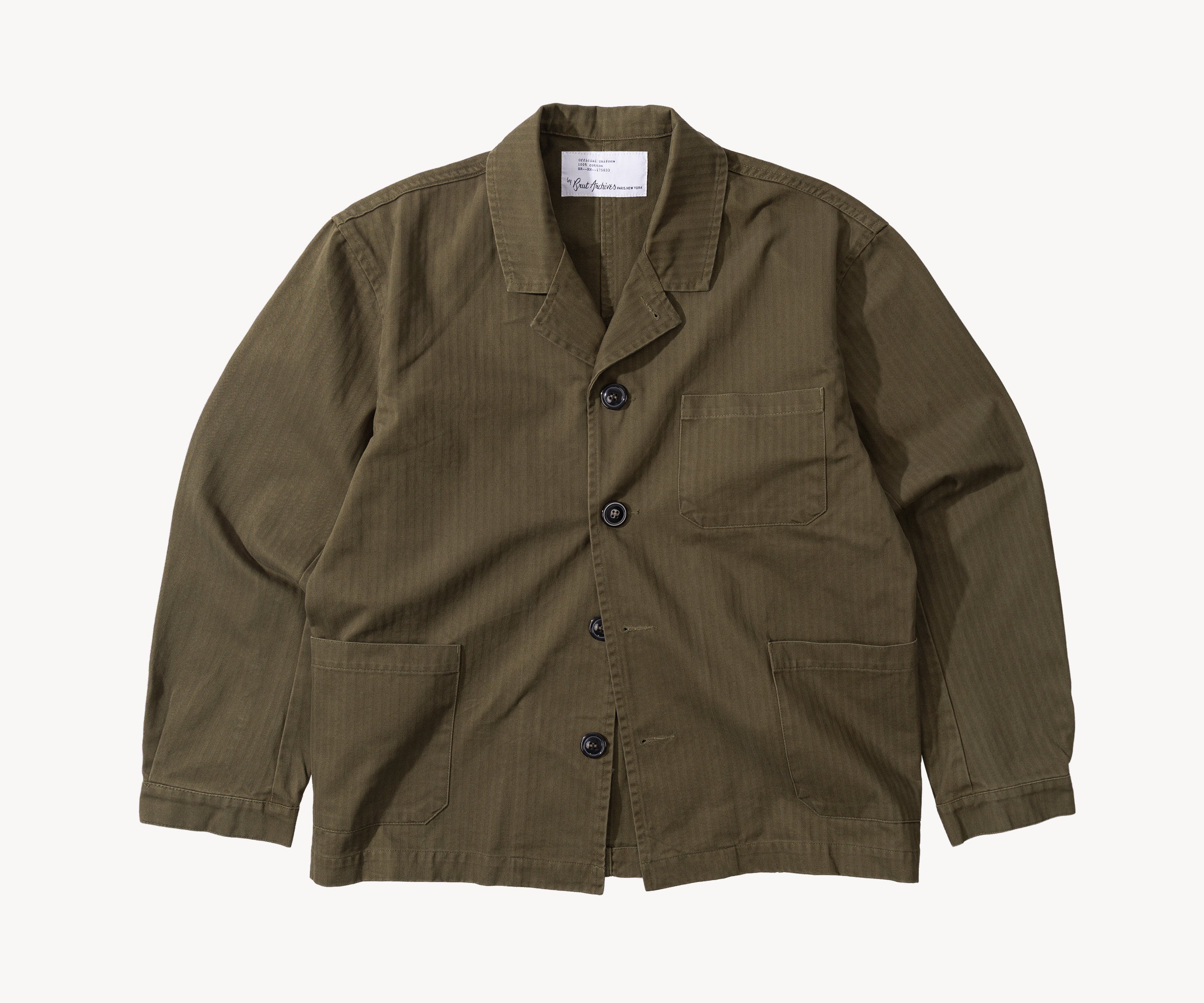 THE UTILITY JACKET Coats & Jackets SMALL / OLIVE GREEN - BRUT Clothing US