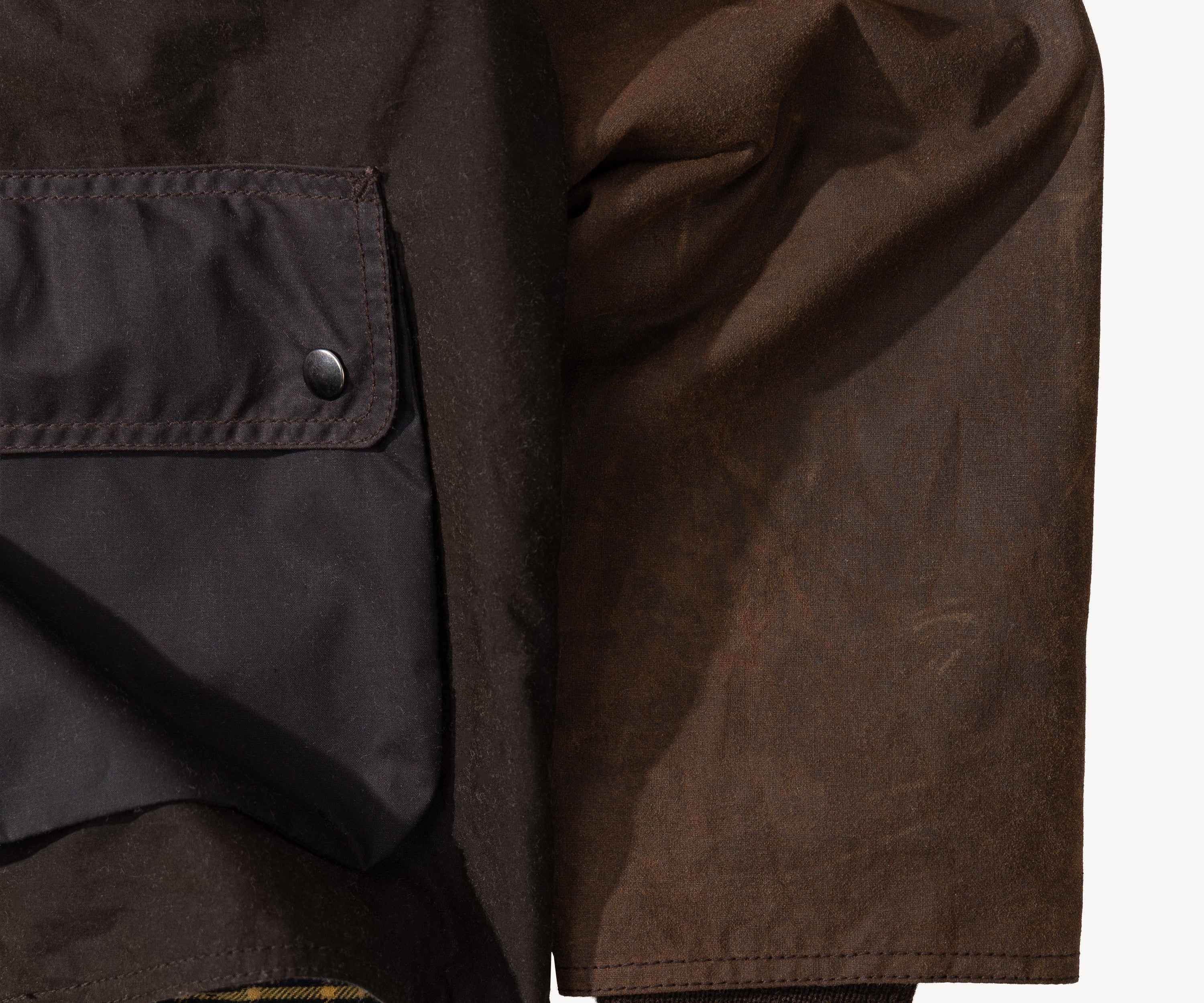 REWORK® KEEPER WAX JACKET - N° 037 Coats & Jackets LARGE / BROWN - BRUT Clothing US