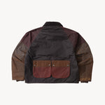 REWORK® KEEPER WAX JACKET - N° 037 Coats & Jackets LARGE / BROWN - BRUT Clothing US